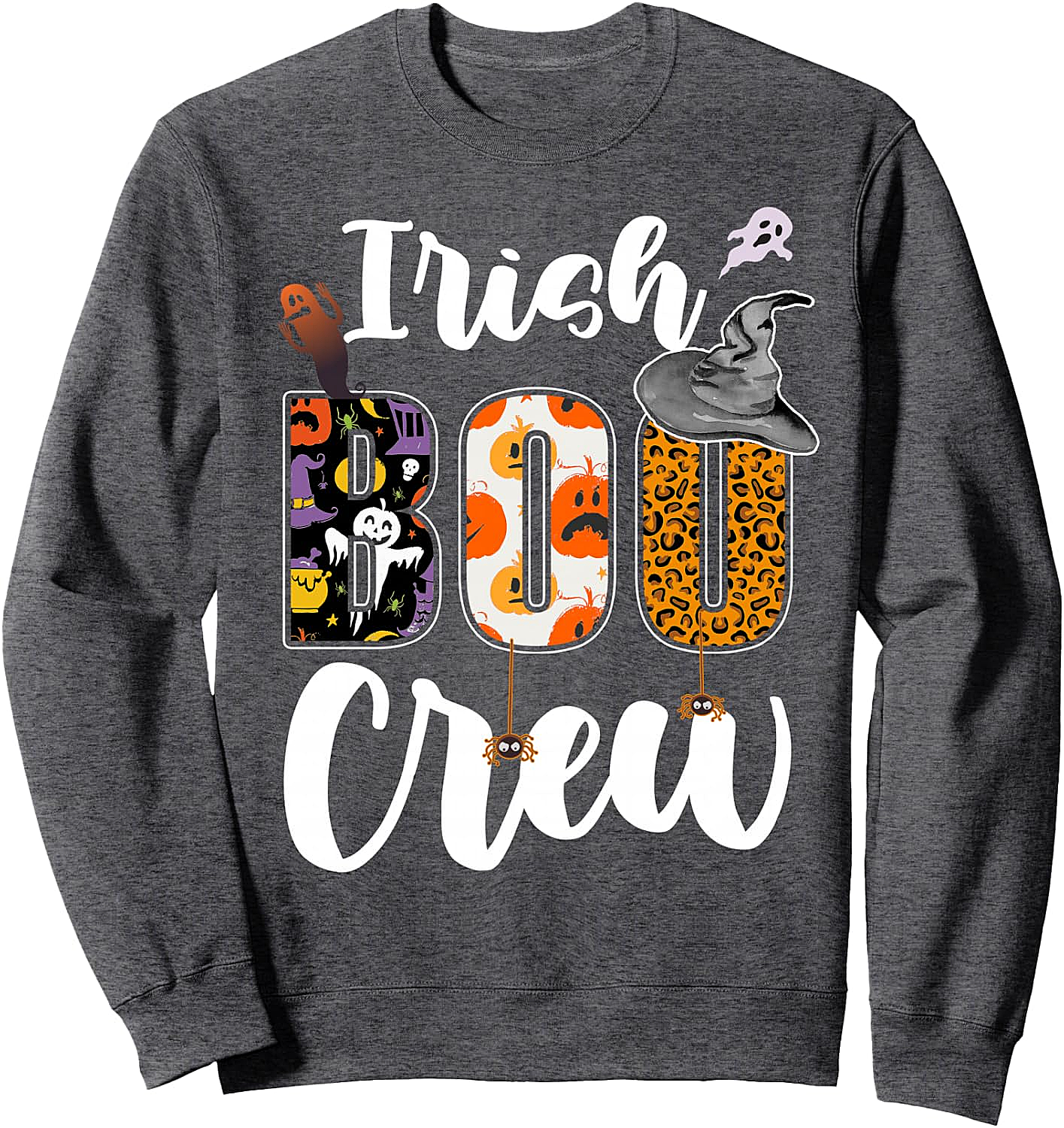Irish Boo Crew Halloween Sweatshirt Funny Matching Tee