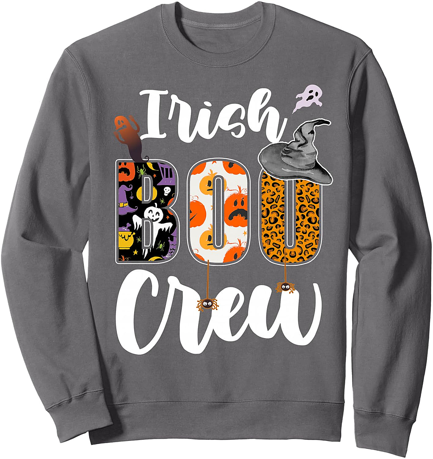 Irish Boo Crew Halloween Sweatshirt Funny Matching Tee