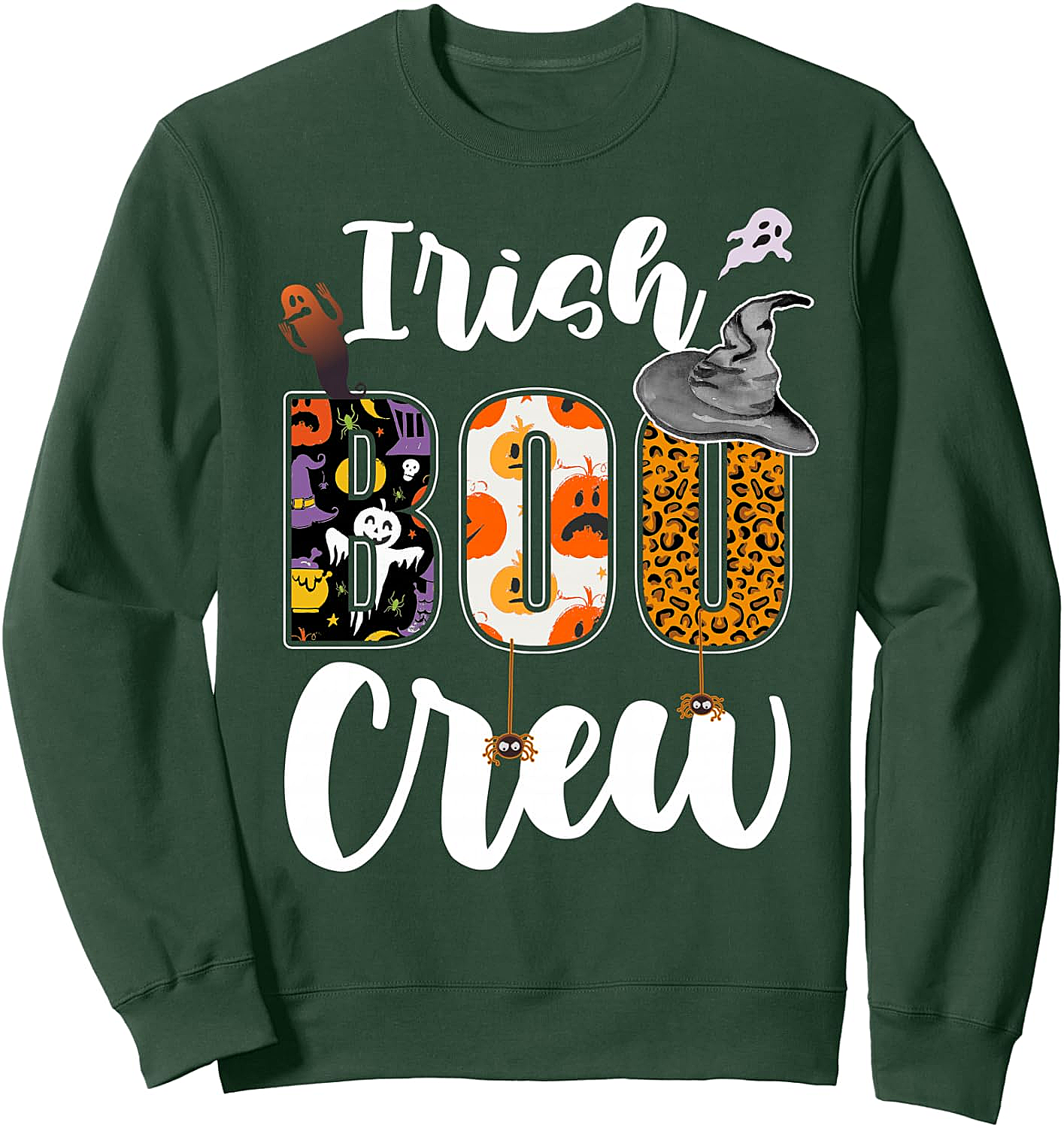 Irish Boo Crew Halloween Sweatshirt Funny Matching Tee