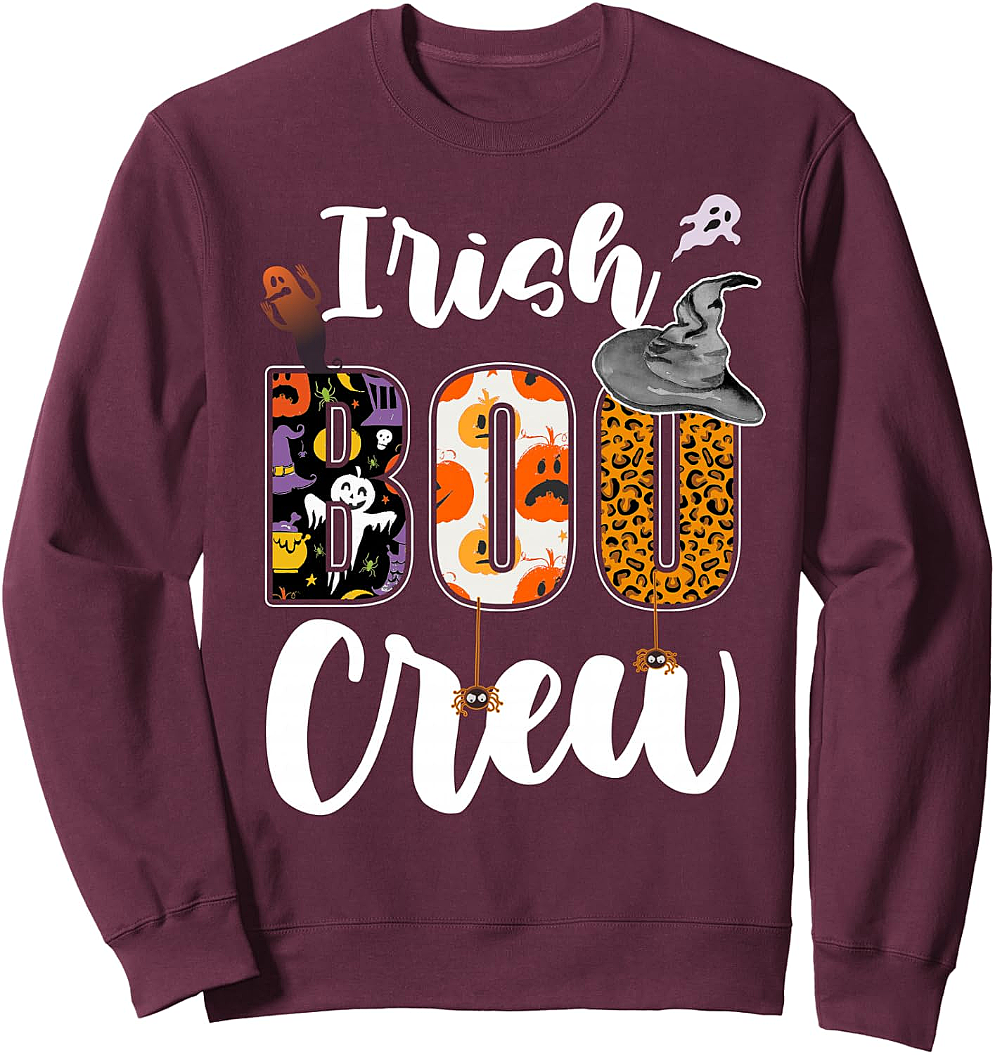 Irish Boo Crew Halloween Sweatshirt Funny Matching Tee