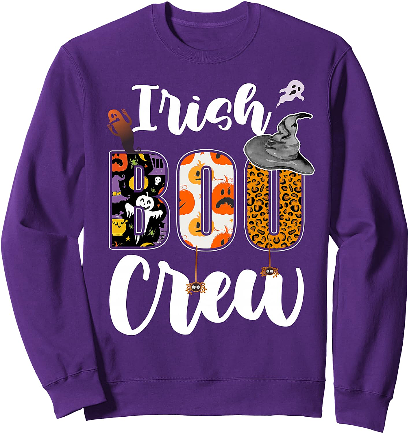 Irish Boo Crew Halloween Sweatshirt Funny Matching Tee