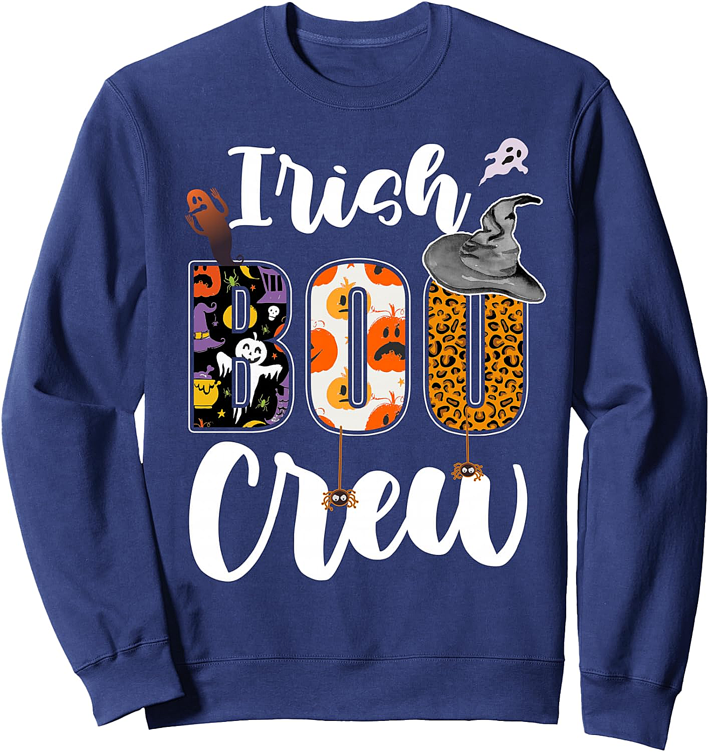 Irish Boo Crew Halloween Sweatshirt Funny Matching Tee