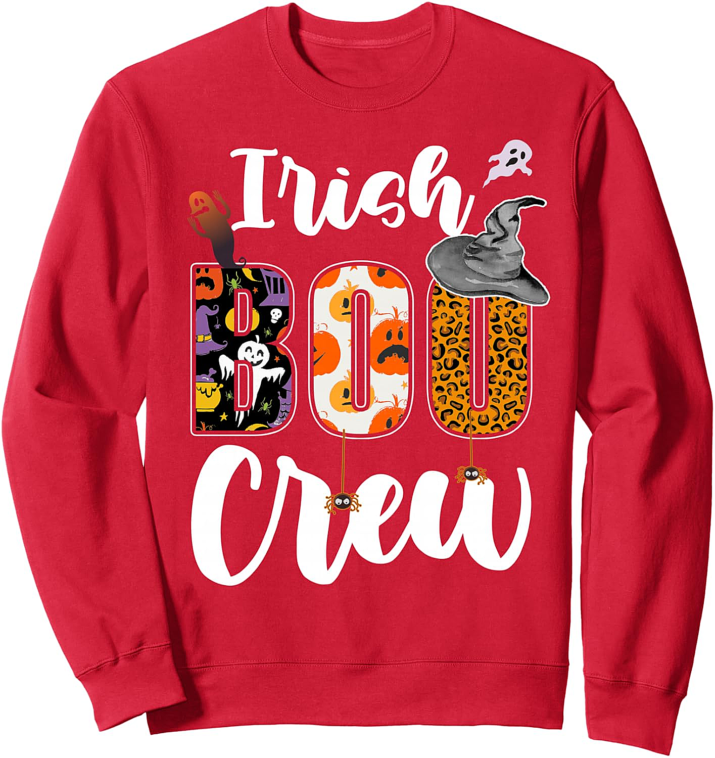 Irish Boo Crew Halloween Sweatshirt Funny Matching Tee
