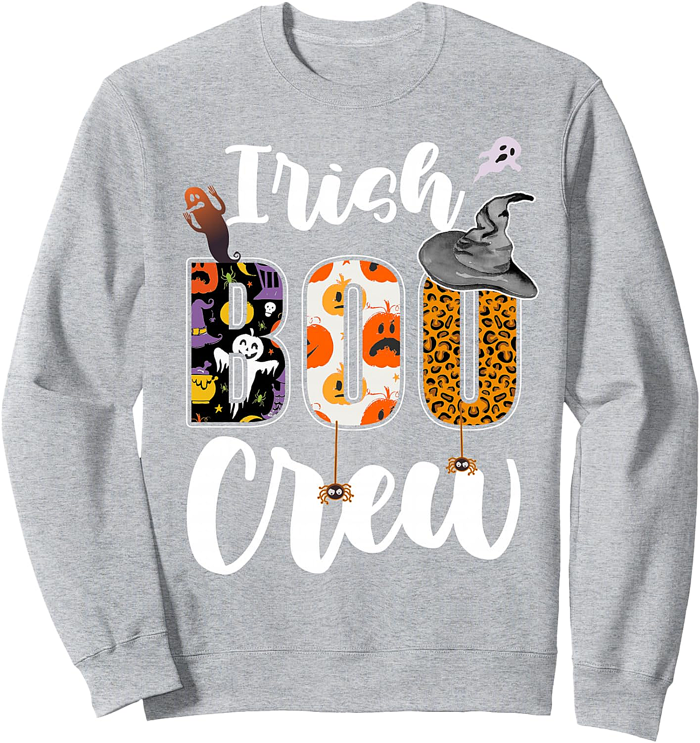 Irish Boo Crew Halloween Sweatshirt Funny Matching Tee