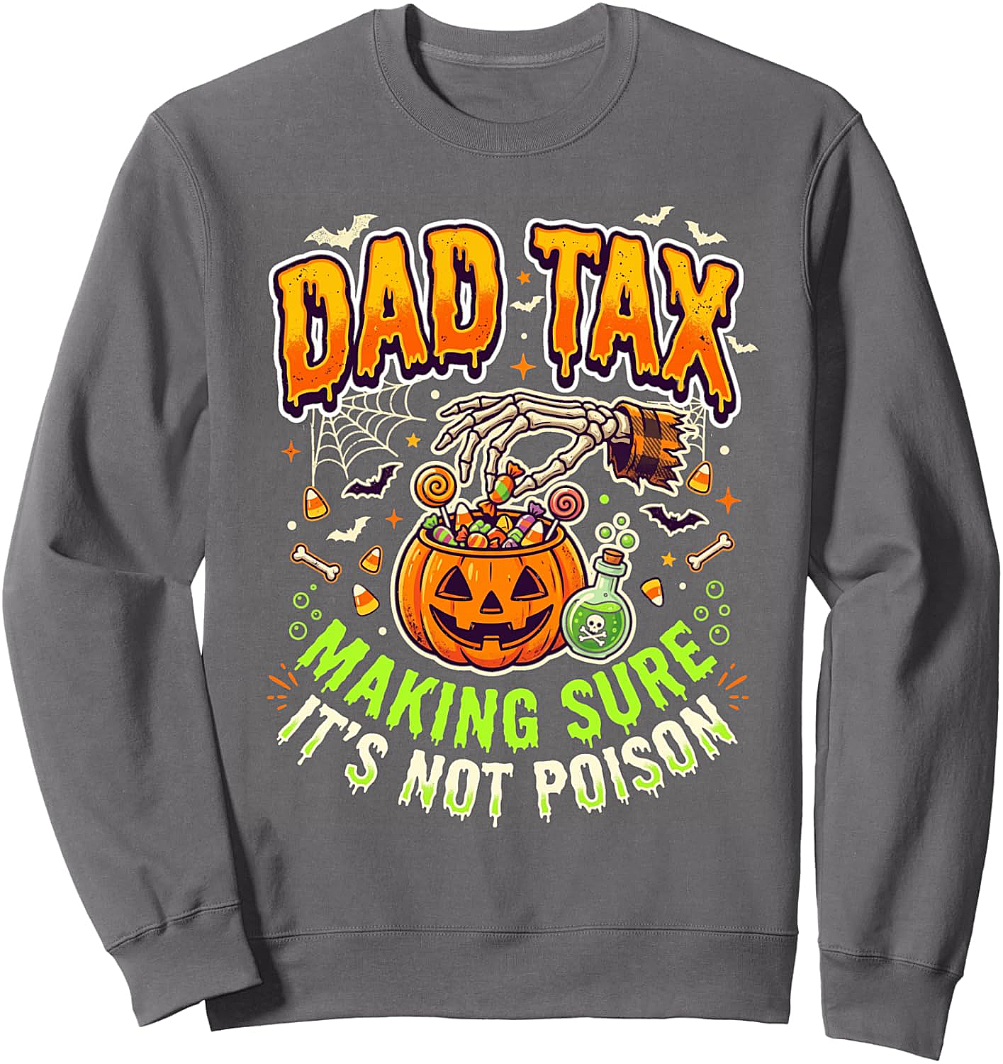 Dad Tax Halloween Sweatshirt Funny Spooky Dad Tee