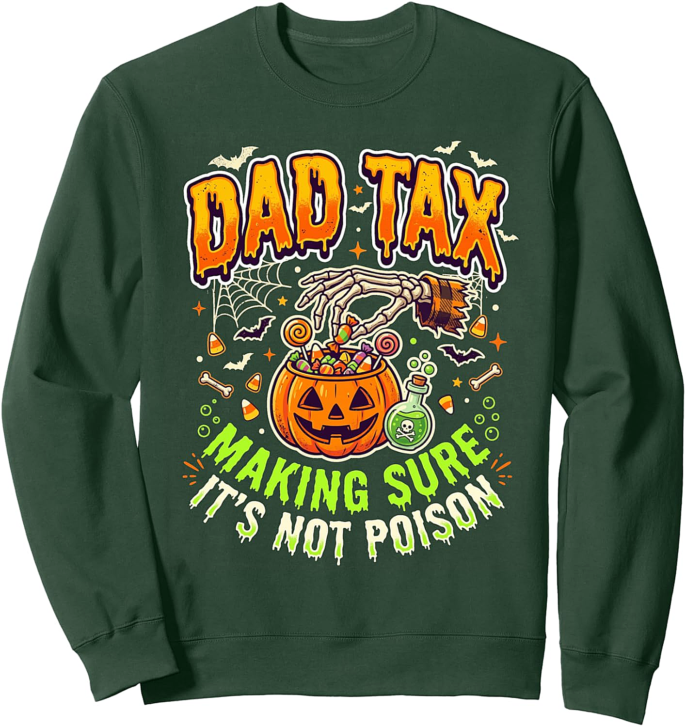 Dad Tax Halloween Sweatshirt Funny Spooky Dad Tee