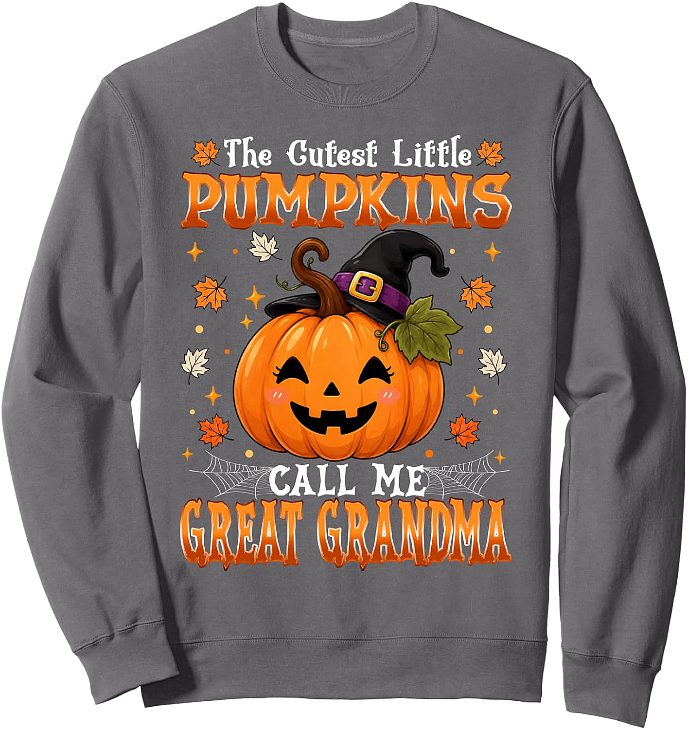 Great Grandma Halloween Sweatshirt Cutest Pumpkins Tee