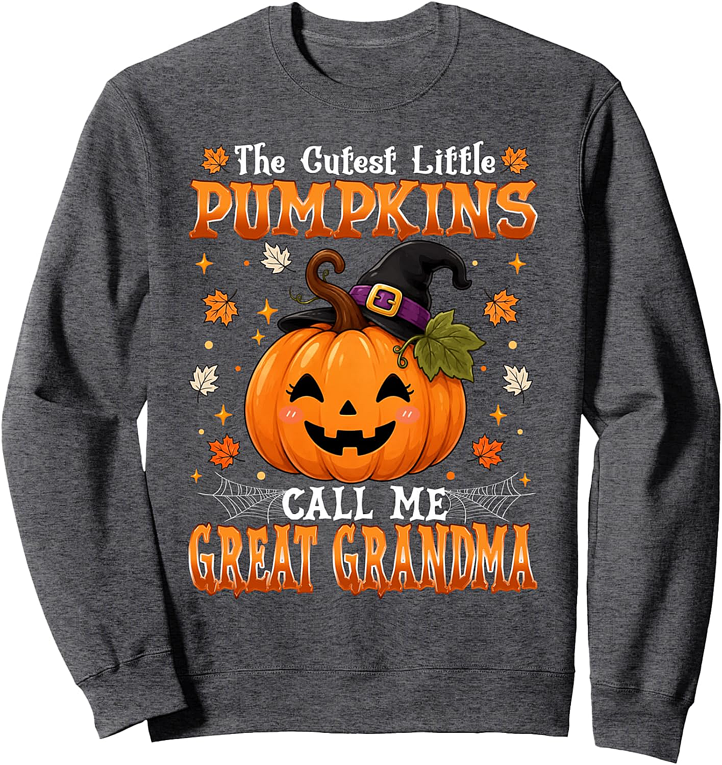 Great Grandma Halloween Sweatshirt Cutest Pumpkins Tee