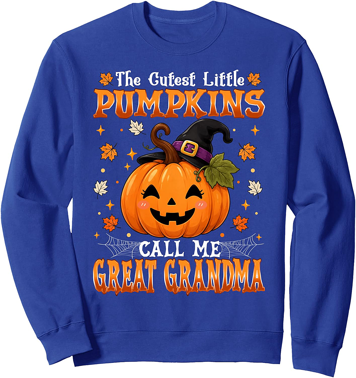 Great Grandma Halloween Sweatshirt Cutest Pumpkins Tee