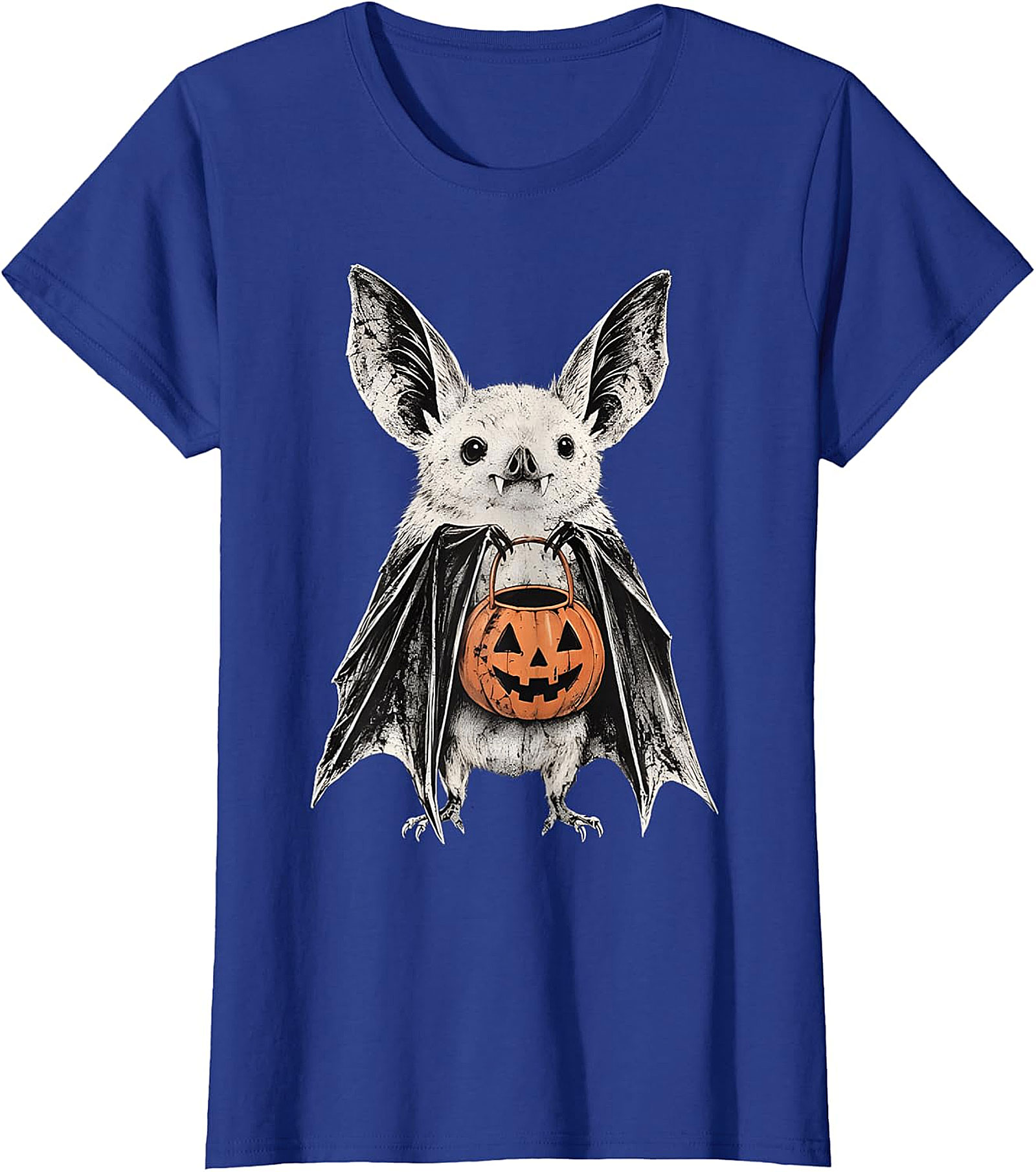 Cute Bat Trick-or-Treat Pumpkin T-Shirt | Halloween Apparel