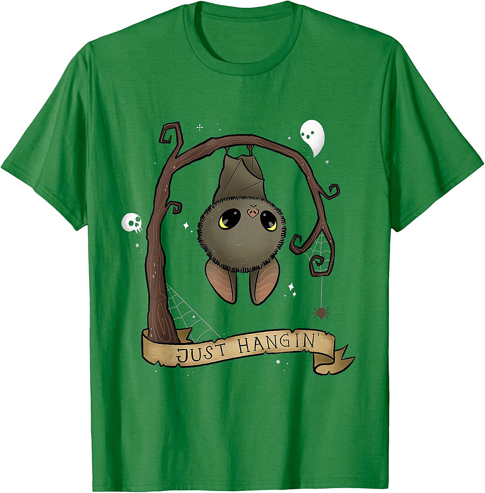 Just Hangin' Bat T-Shirt | Cute Spooky Graphic Tee