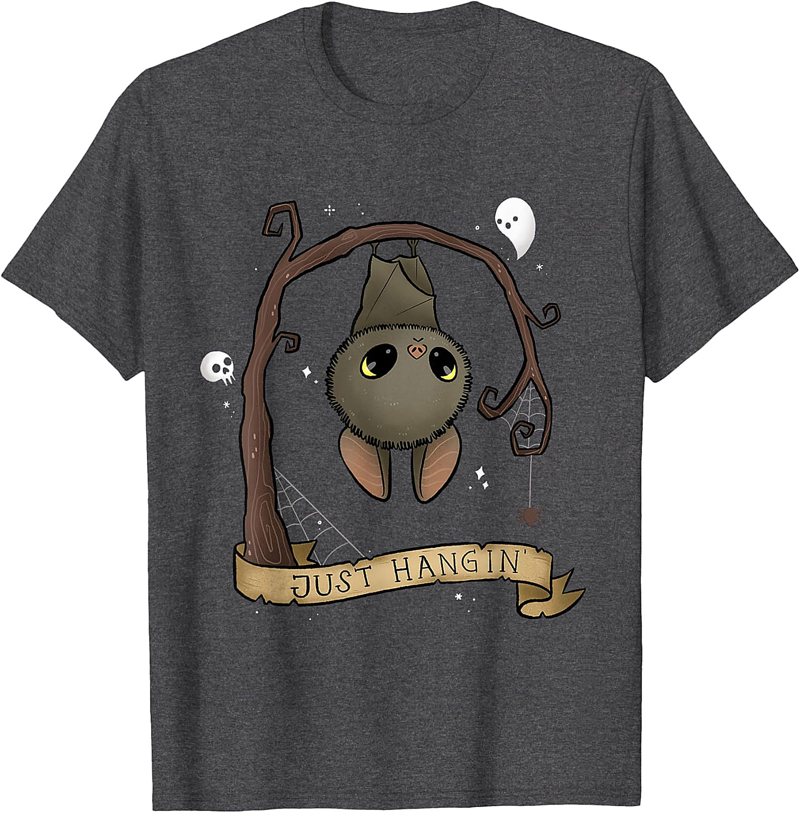 Just Hangin' Bat T-Shirt | Cute Spooky Graphic Tee