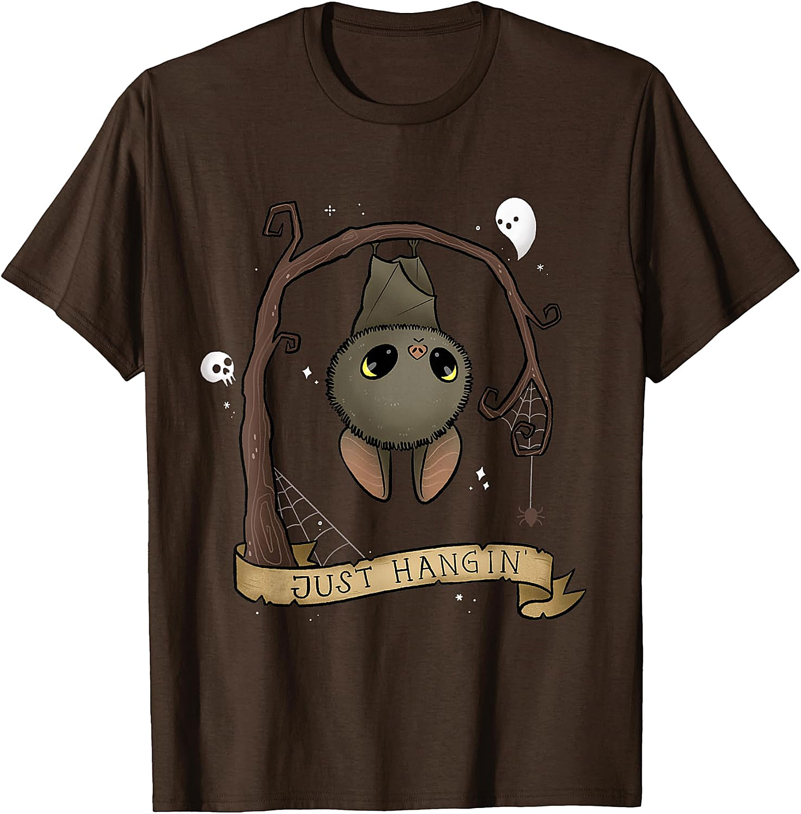 Just Hangin' Bat T-Shirt | Cute Spooky Graphic Tee