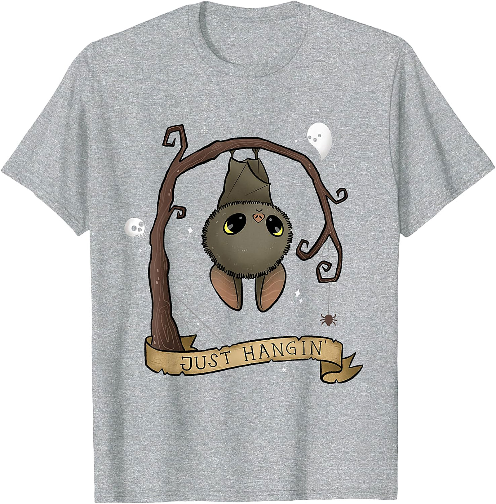 Just Hangin' Bat T-Shirt | Cute Spooky Graphic Tee