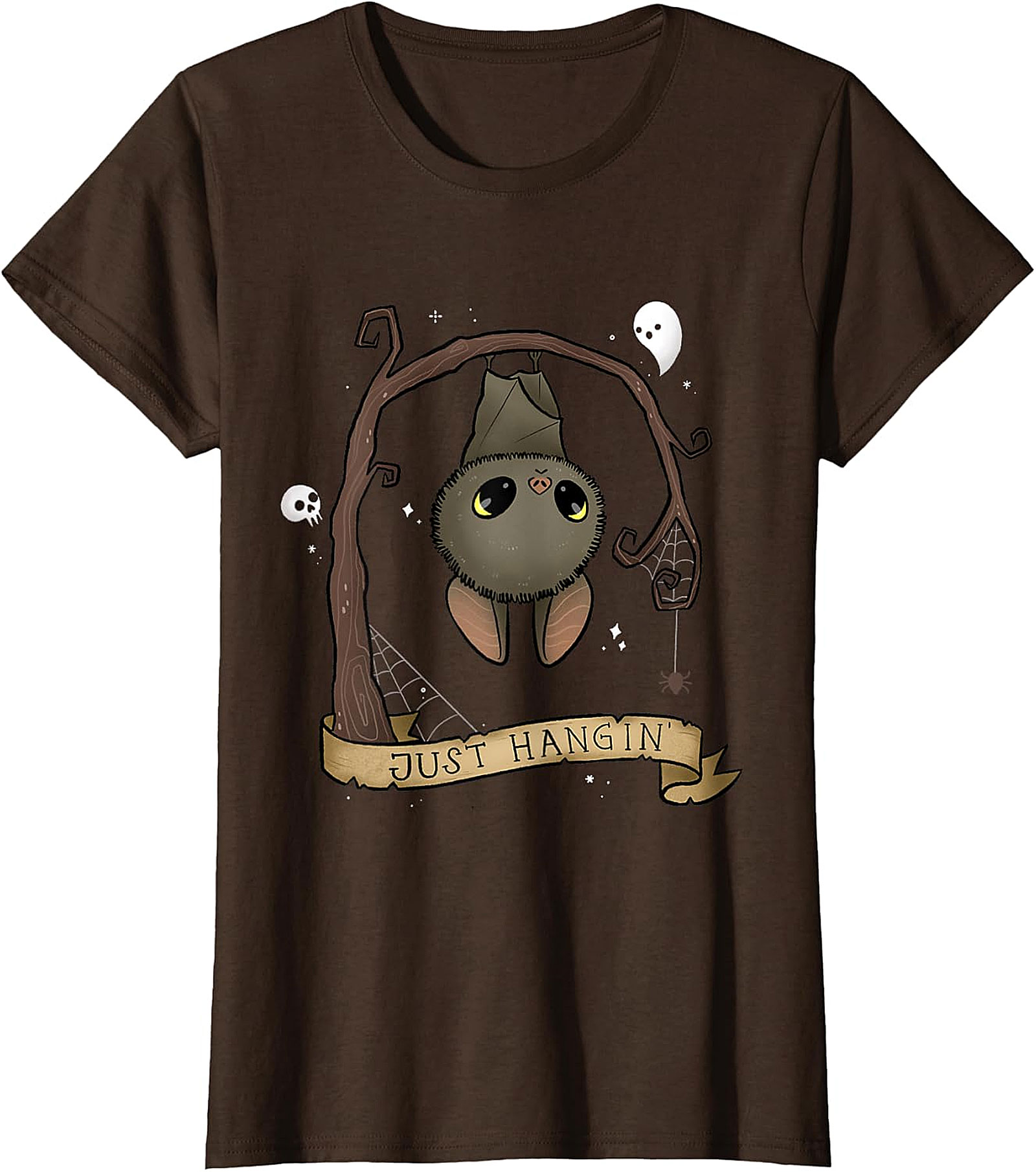 Just Hangin' Bat T-Shirt | Cute Spooky Graphic Tee