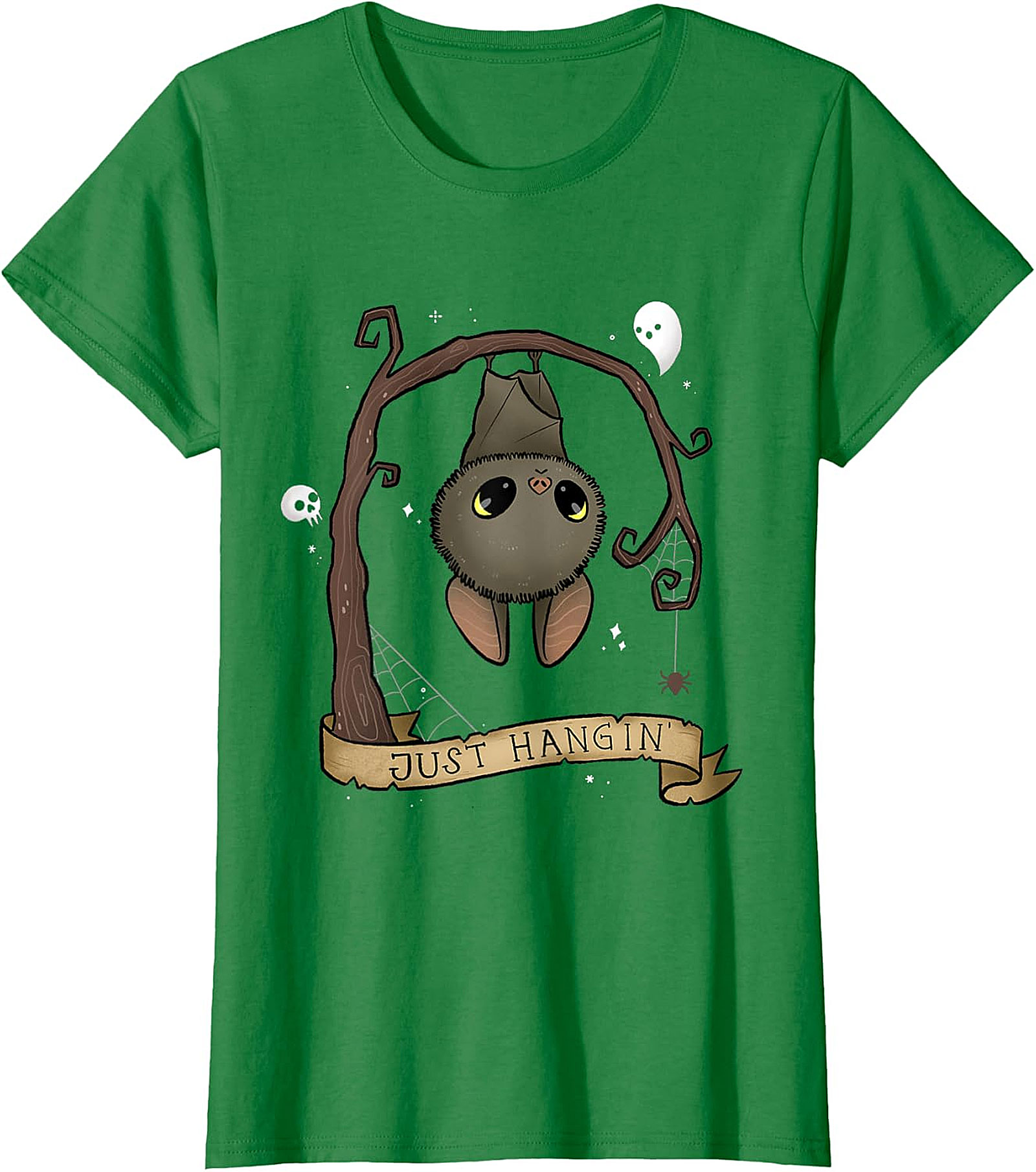 Just Hangin' Bat T-Shirt | Cute Spooky Graphic Tee