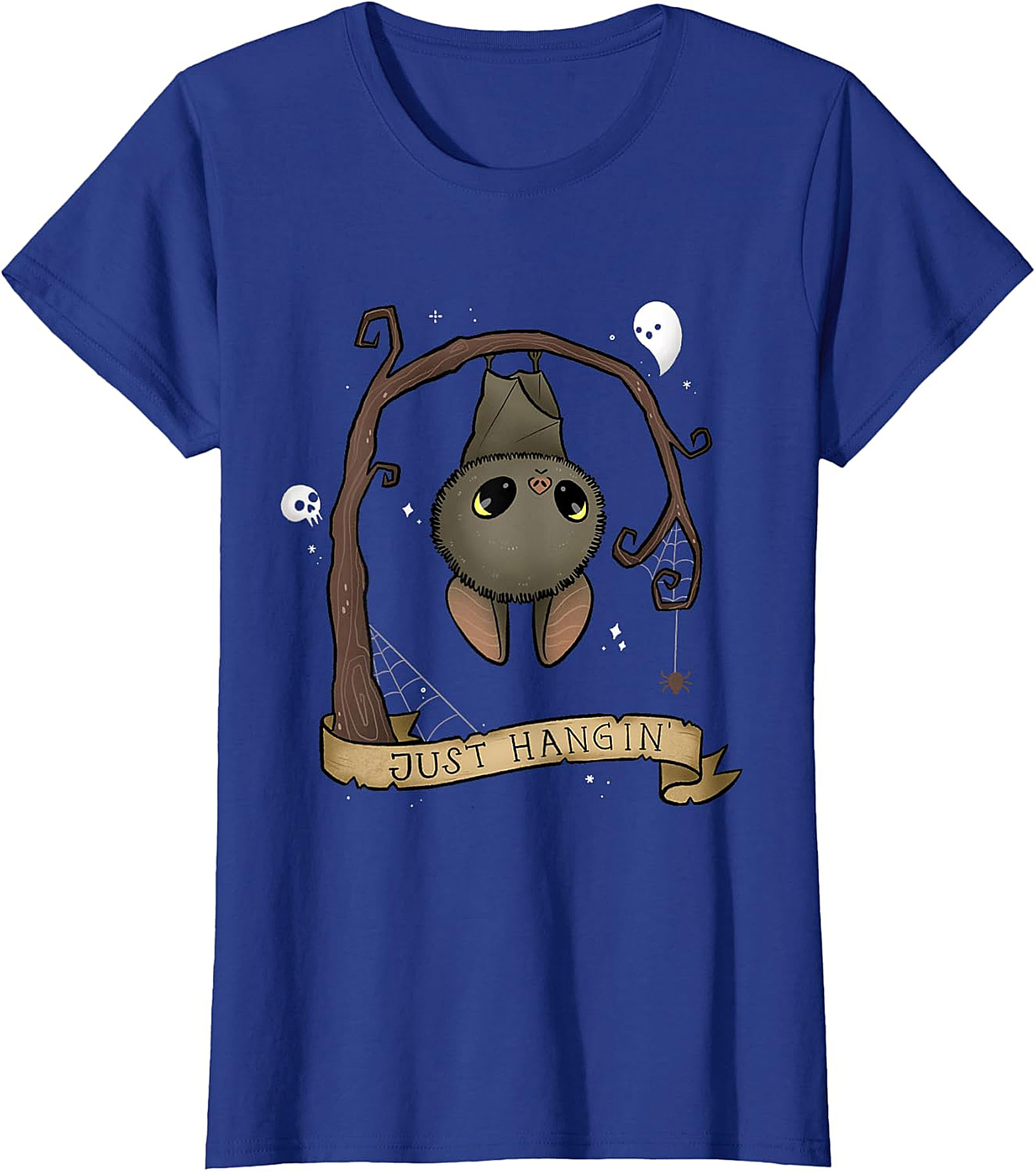 Just Hangin' Bat T-Shirt | Cute Spooky Graphic Tee