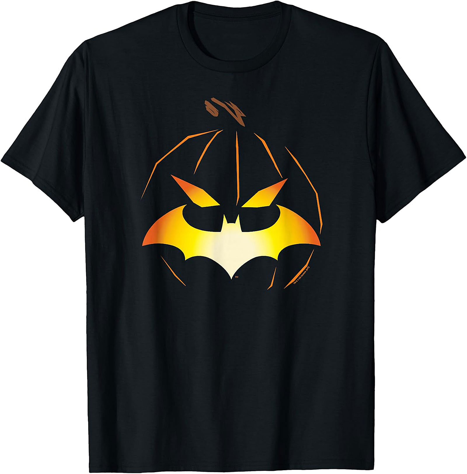 Batman Halloween Pumpkin Logo T-Shirt | DC Comics Apparel