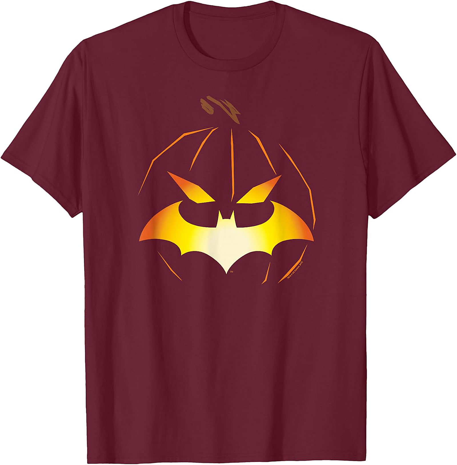 Batman Halloween Pumpkin Logo T-Shirt | DC Comics Apparel