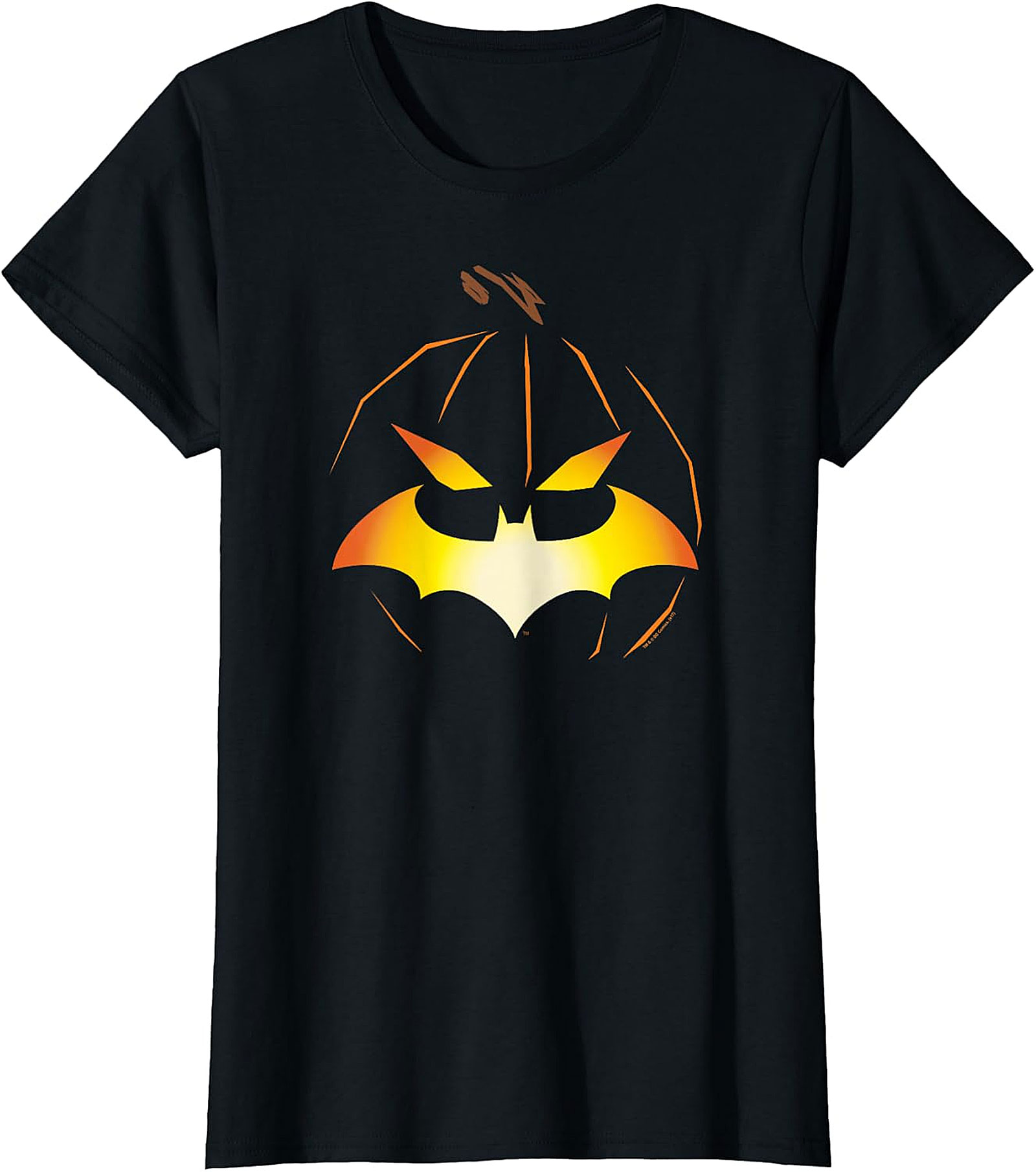 Batman Halloween Pumpkin Logo T-Shirt | DC Comics Apparel