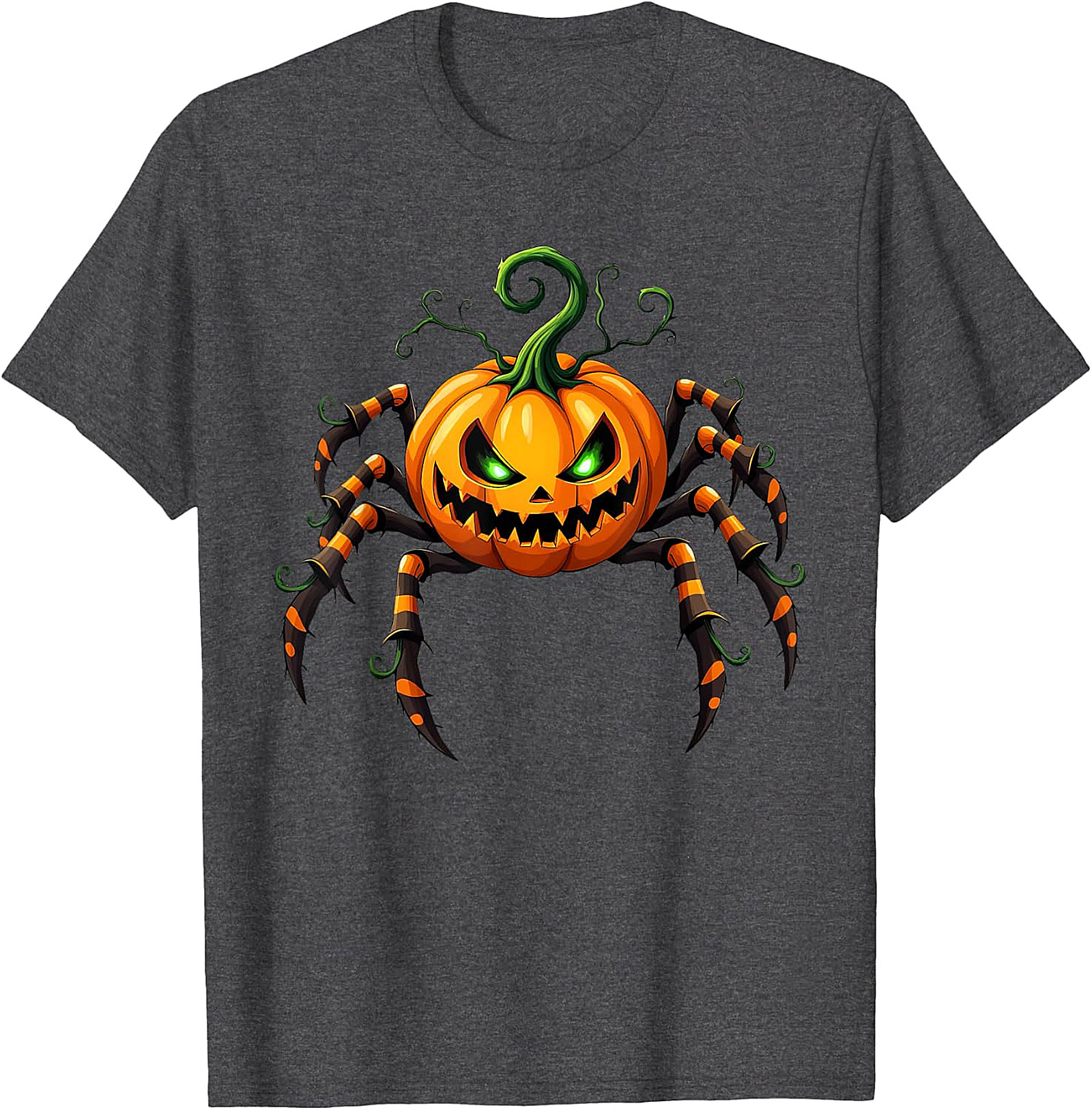 Spooky Spider-Pumpkin Halloween Graphic Tee | Unique Design