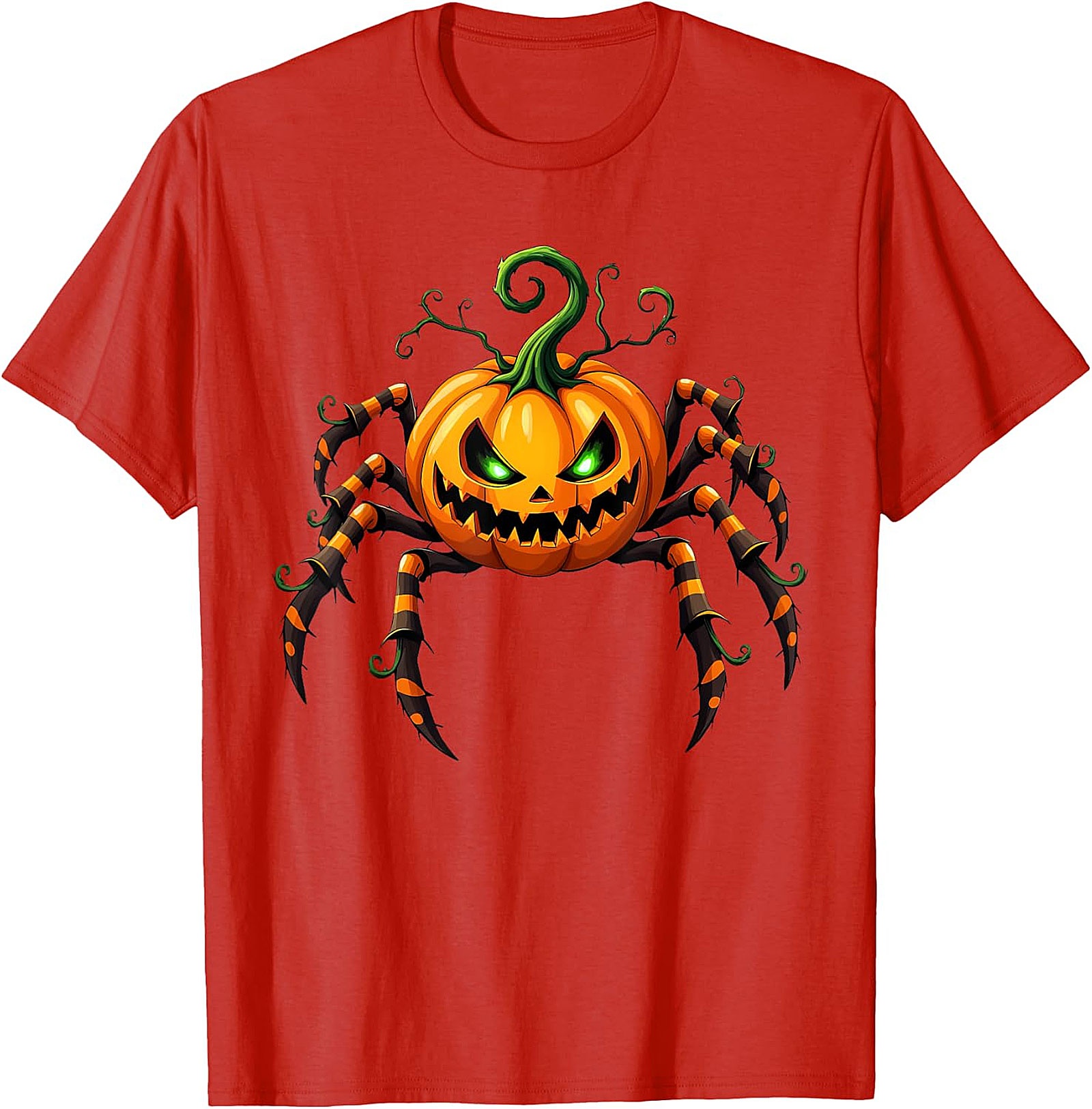 Spooky Spider-Pumpkin Halloween Graphic Tee | Unique Design