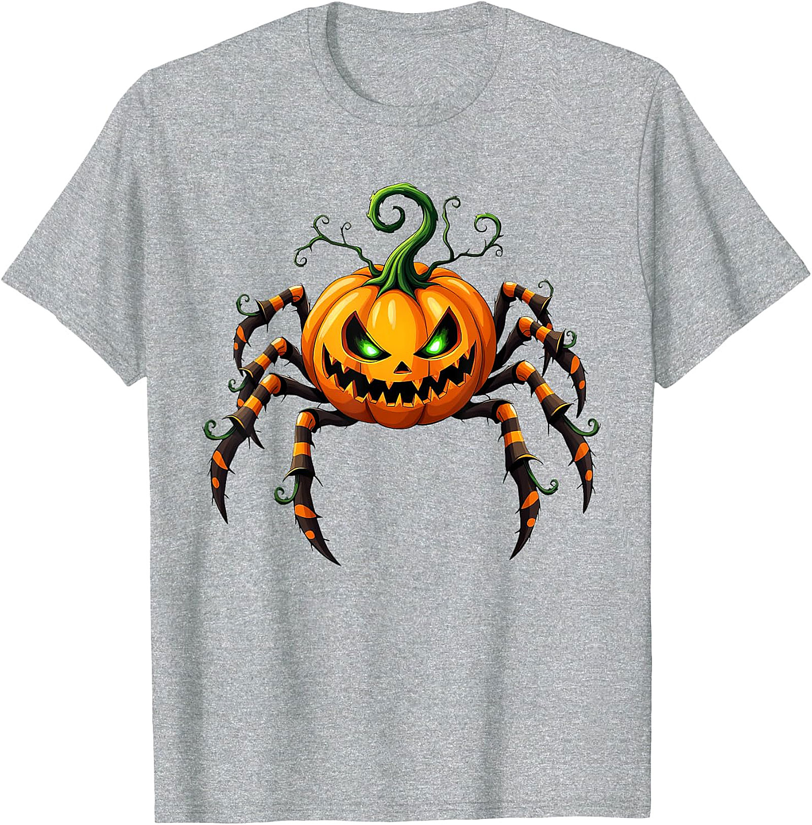 Spooky Spider-Pumpkin Halloween Graphic Tee | Unique Design