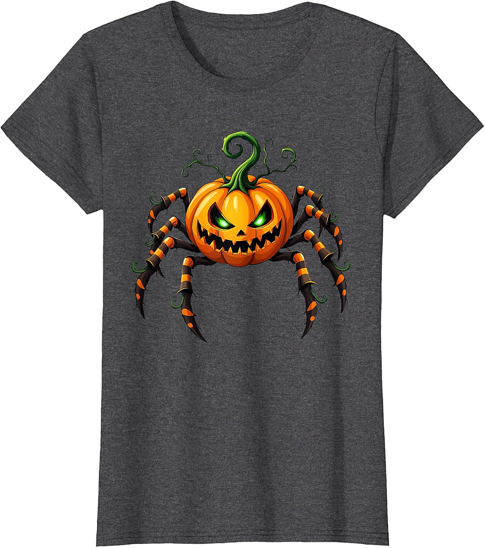 Spooky Spider-Pumpkin Halloween Graphic Tee | Unique Design