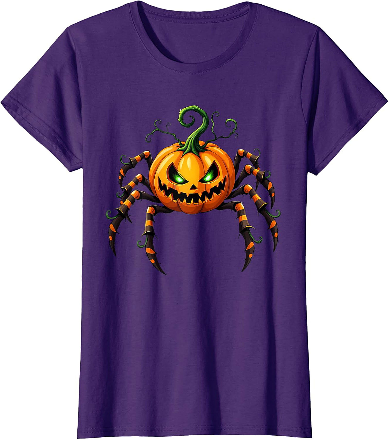 Spooky Spider-Pumpkin Halloween Graphic Tee | Unique Design