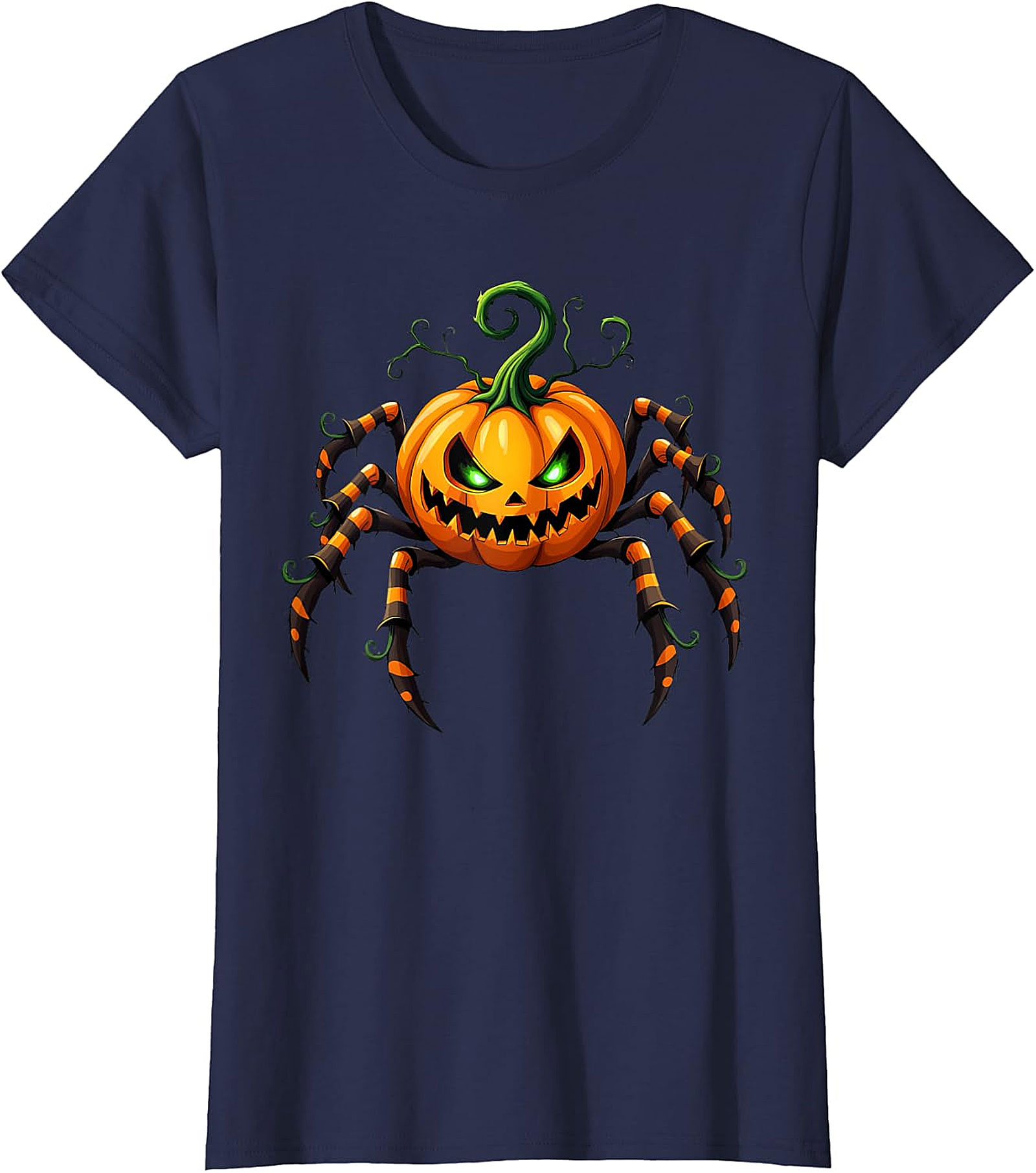 Spooky Spider-Pumpkin Halloween Graphic Tee | Unique Design