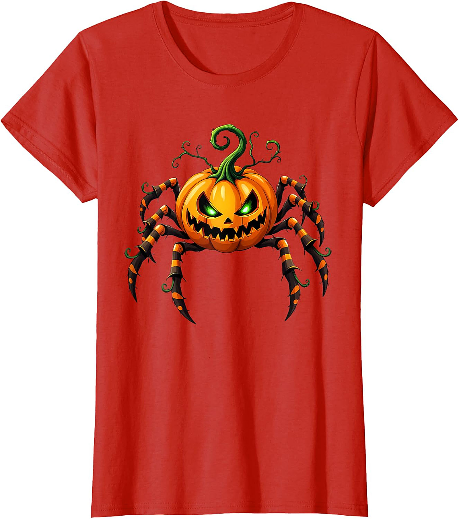 Spooky Spider-Pumpkin Halloween Graphic Tee | Unique Design