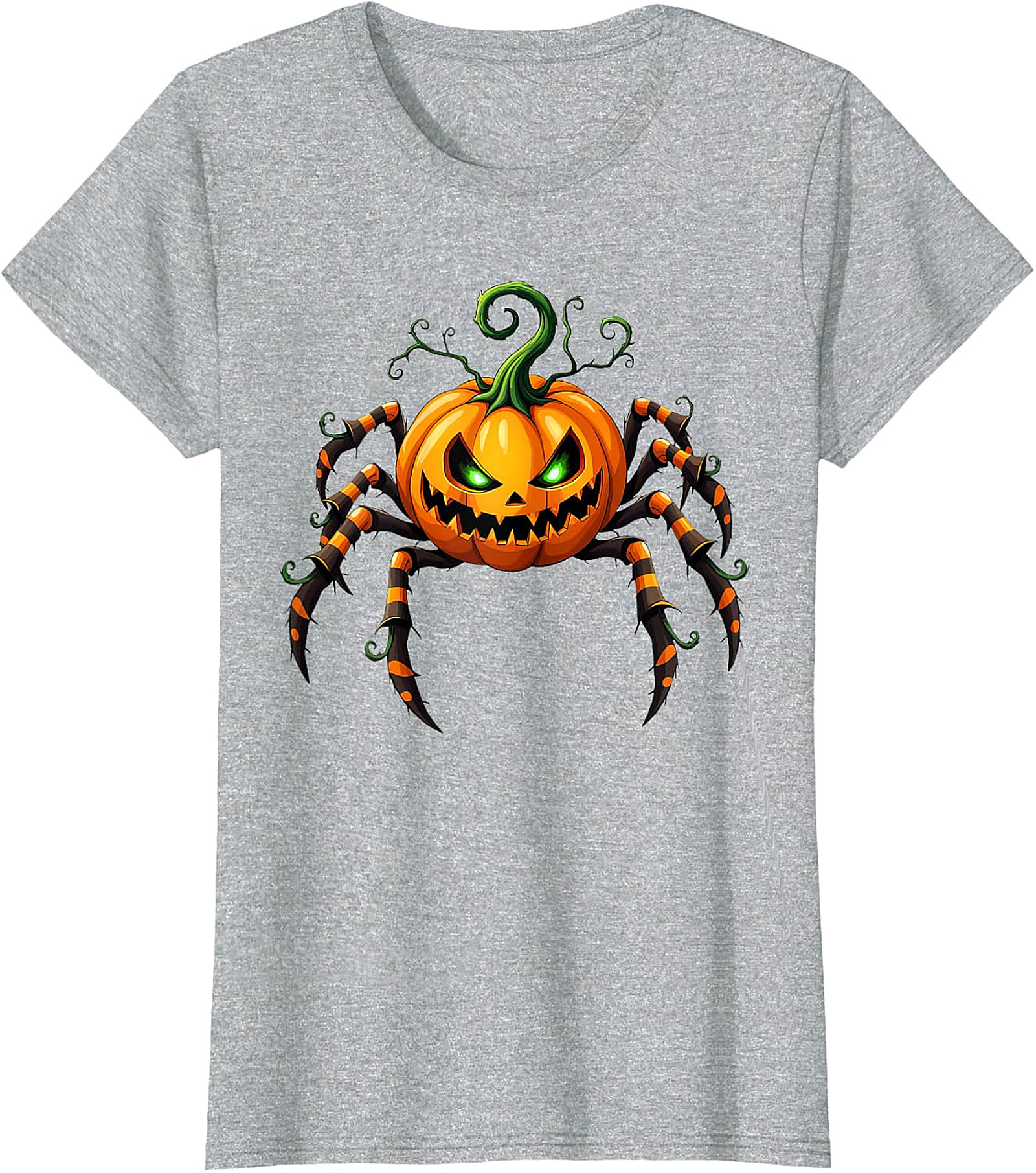 Spooky Spider-Pumpkin Halloween Graphic Tee | Unique Design
