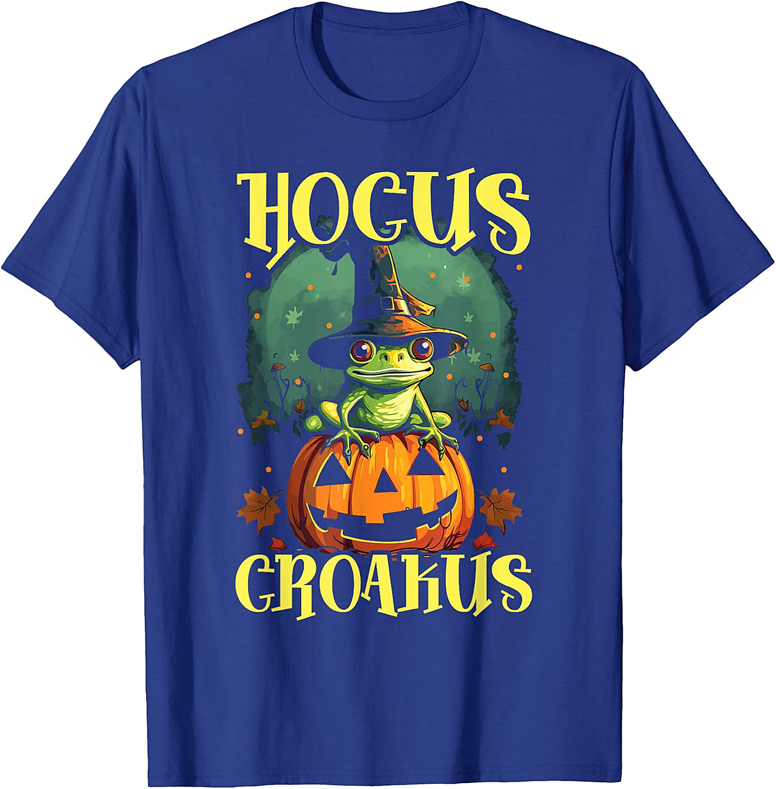 Hocus Croakus Frog Halloween T-Shirt - Spooky Fun Apparel