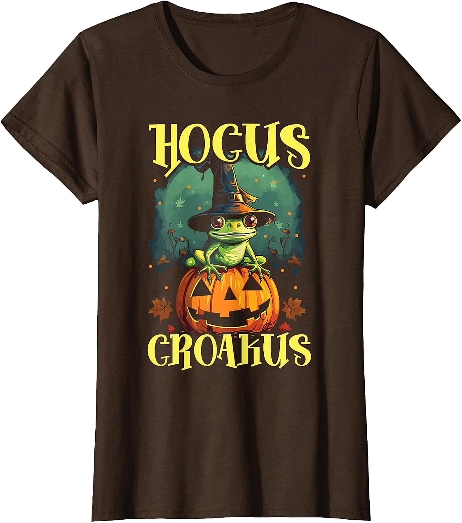 Hocus Croakus Frog Halloween T-Shirt - Spooky Fun Apparel