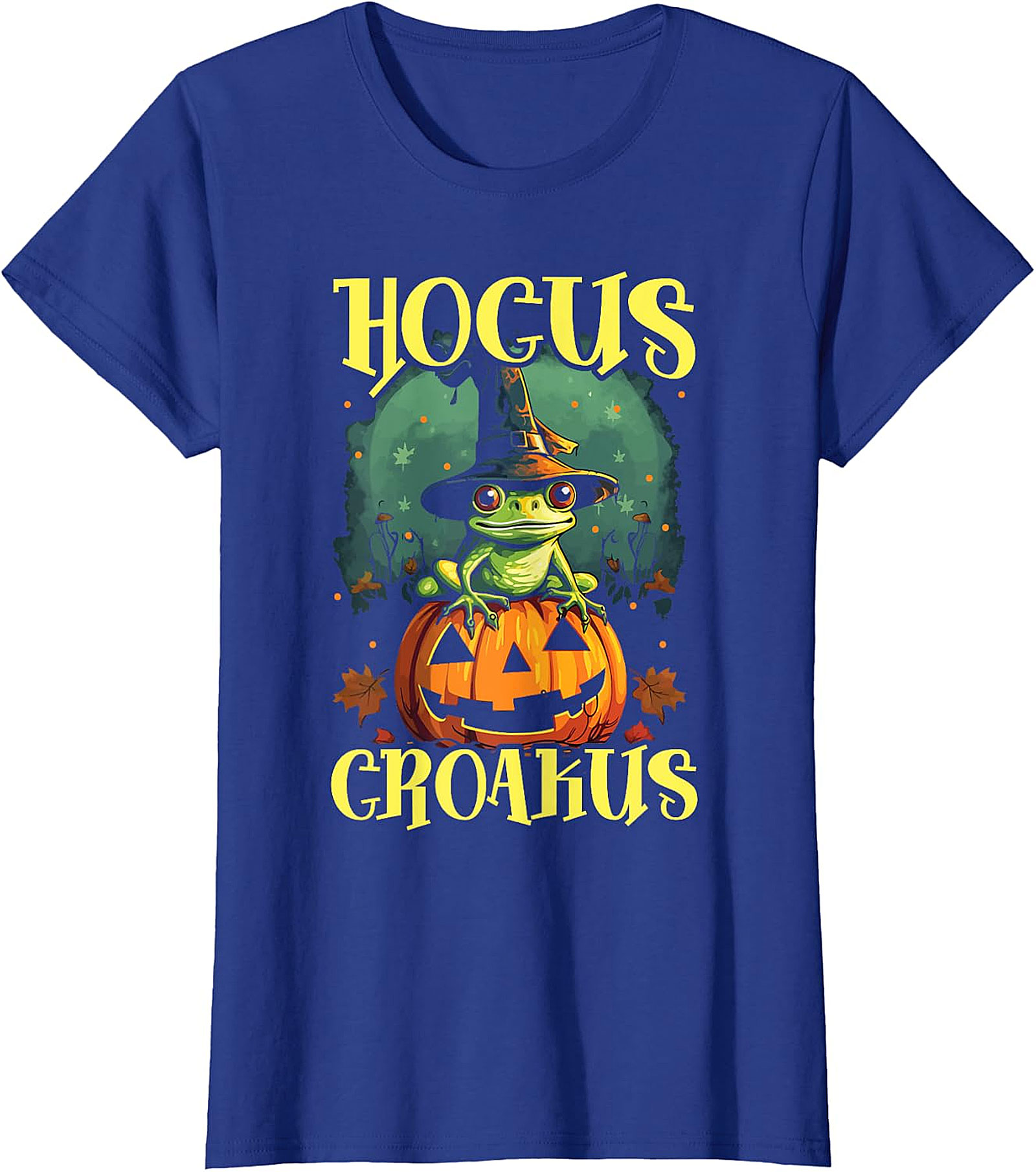Hocus Croakus Frog Halloween T-Shirt - Spooky Fun Apparel