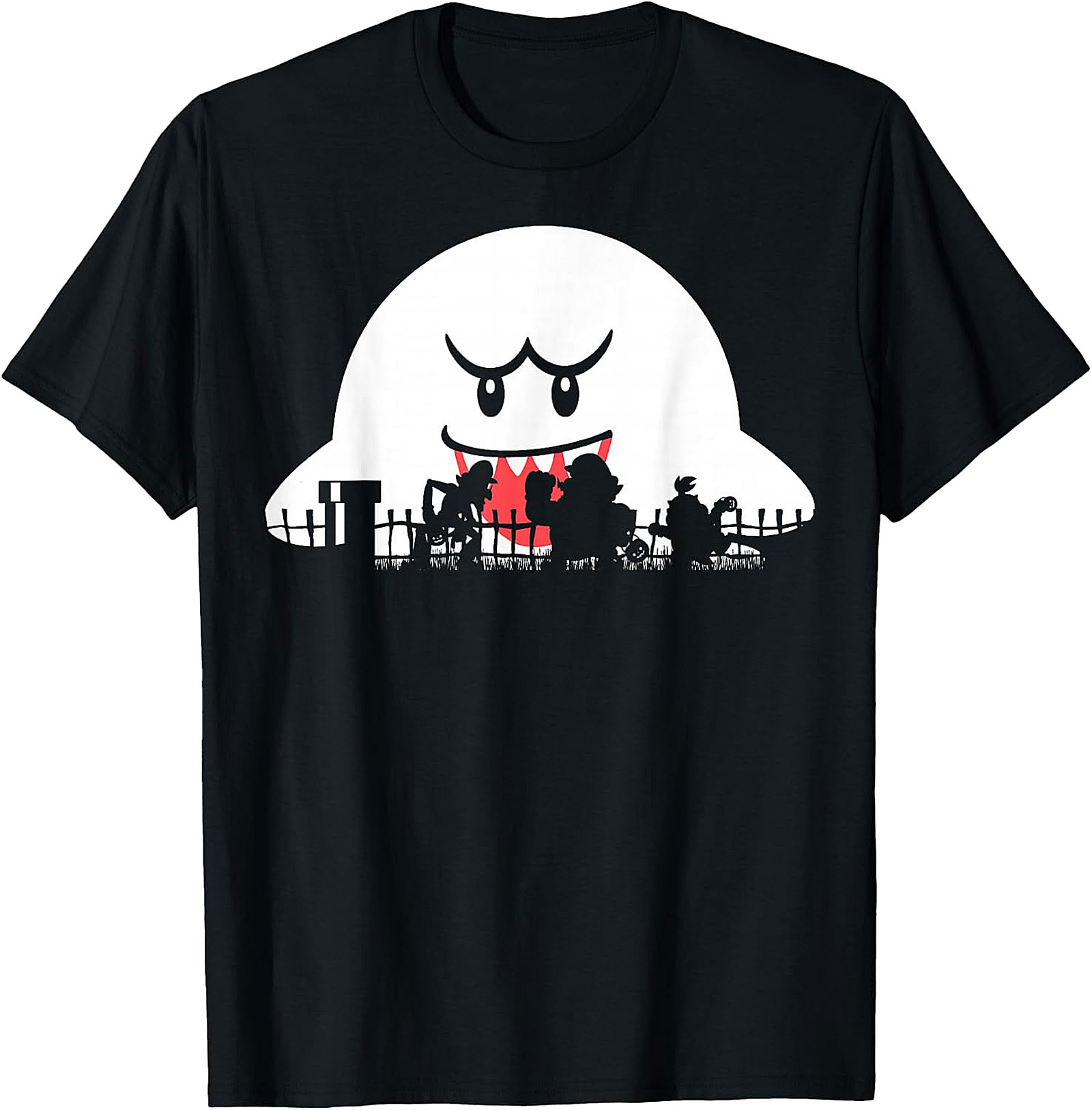 Super Mario Boo's Haunting Chase Graphic T-Shirt