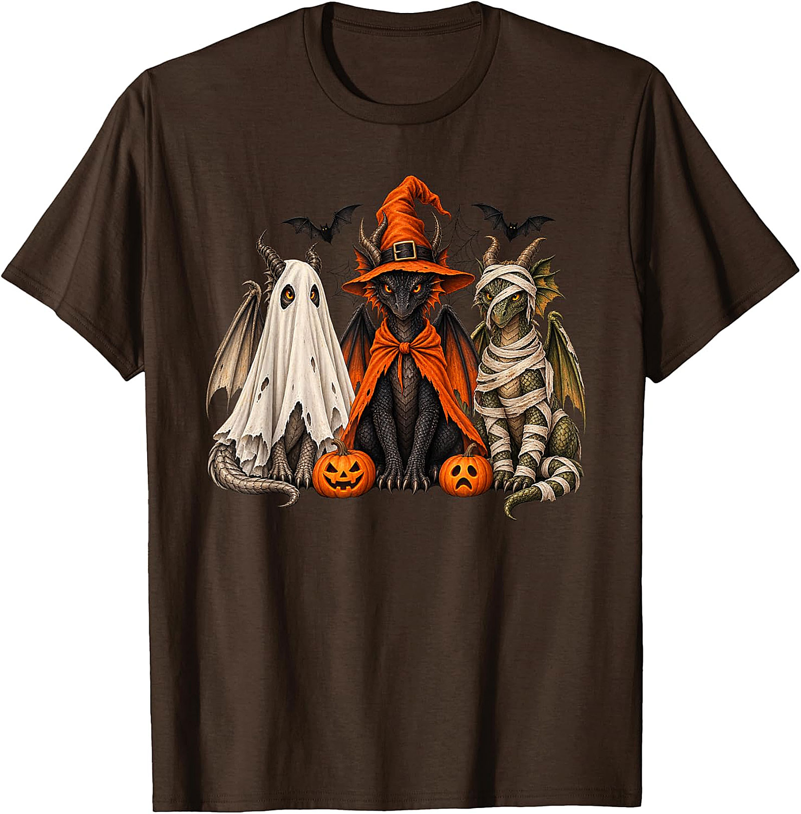 Halloween Dragon Spooky Squad T-Shirt | Fantasy Tee