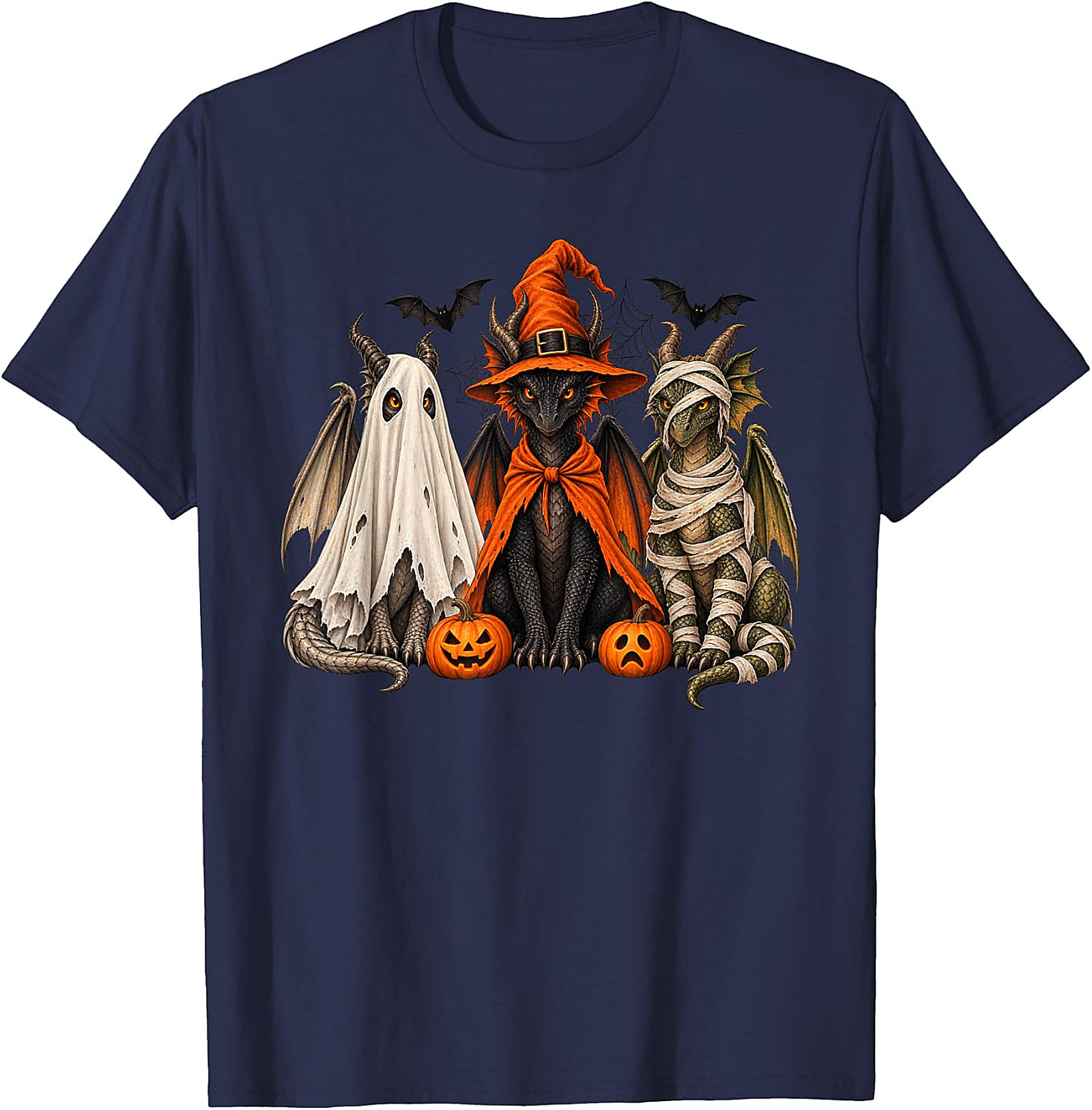 Halloween Dragon Spooky Squad T-Shirt | Fantasy Tee