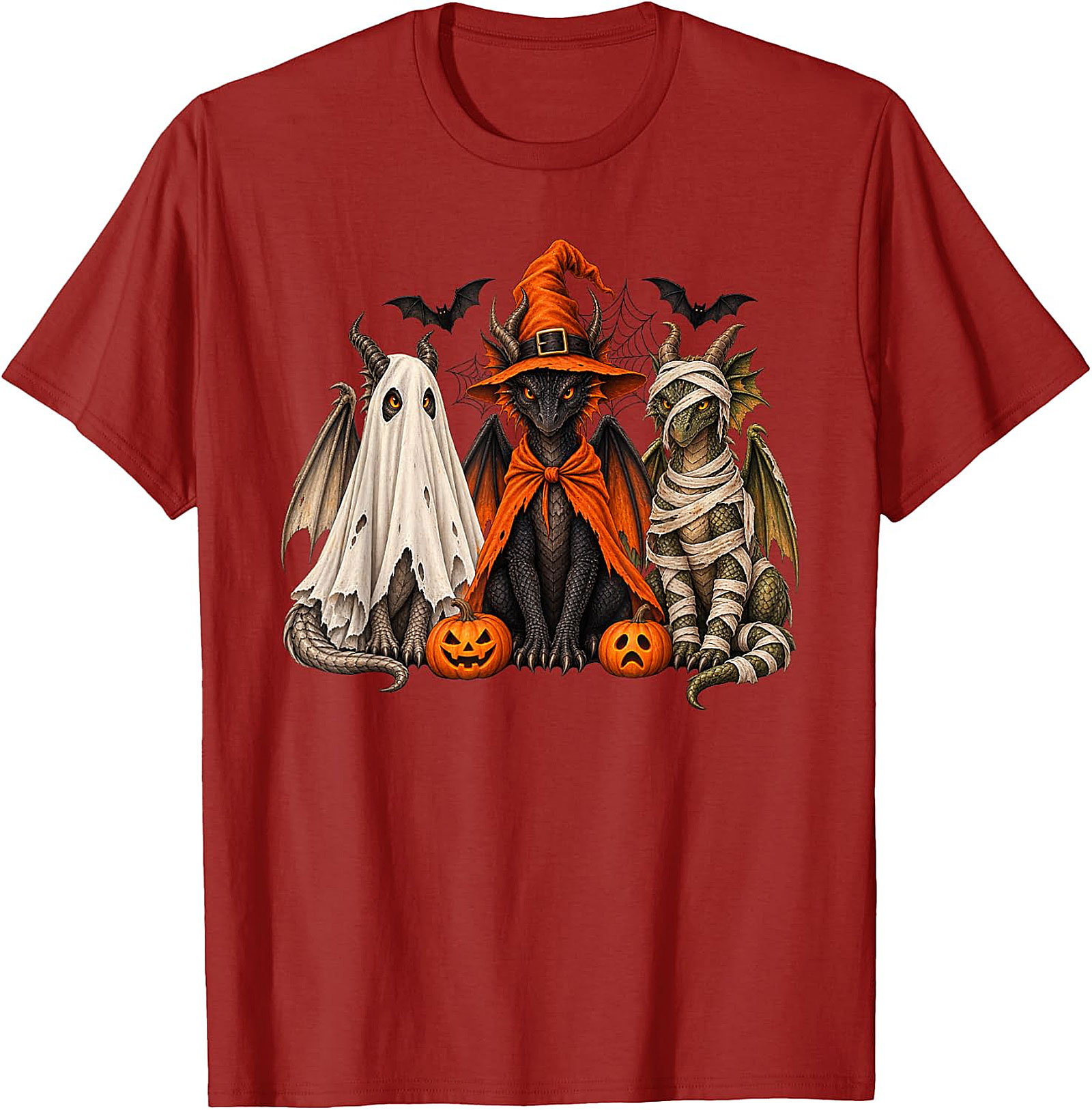 Halloween Dragon Spooky Squad T-Shirt | Fantasy Tee