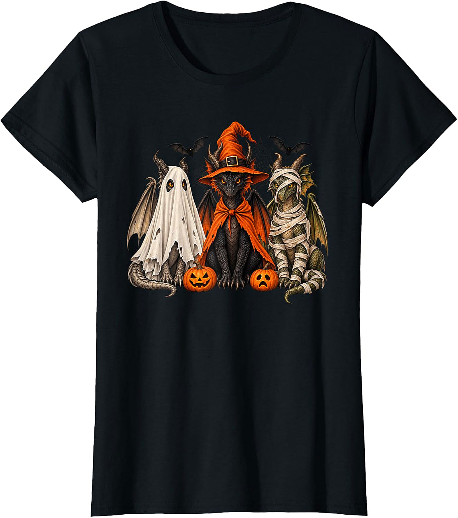 Halloween Dragon Spooky Squad T-Shirt | Fantasy Tee