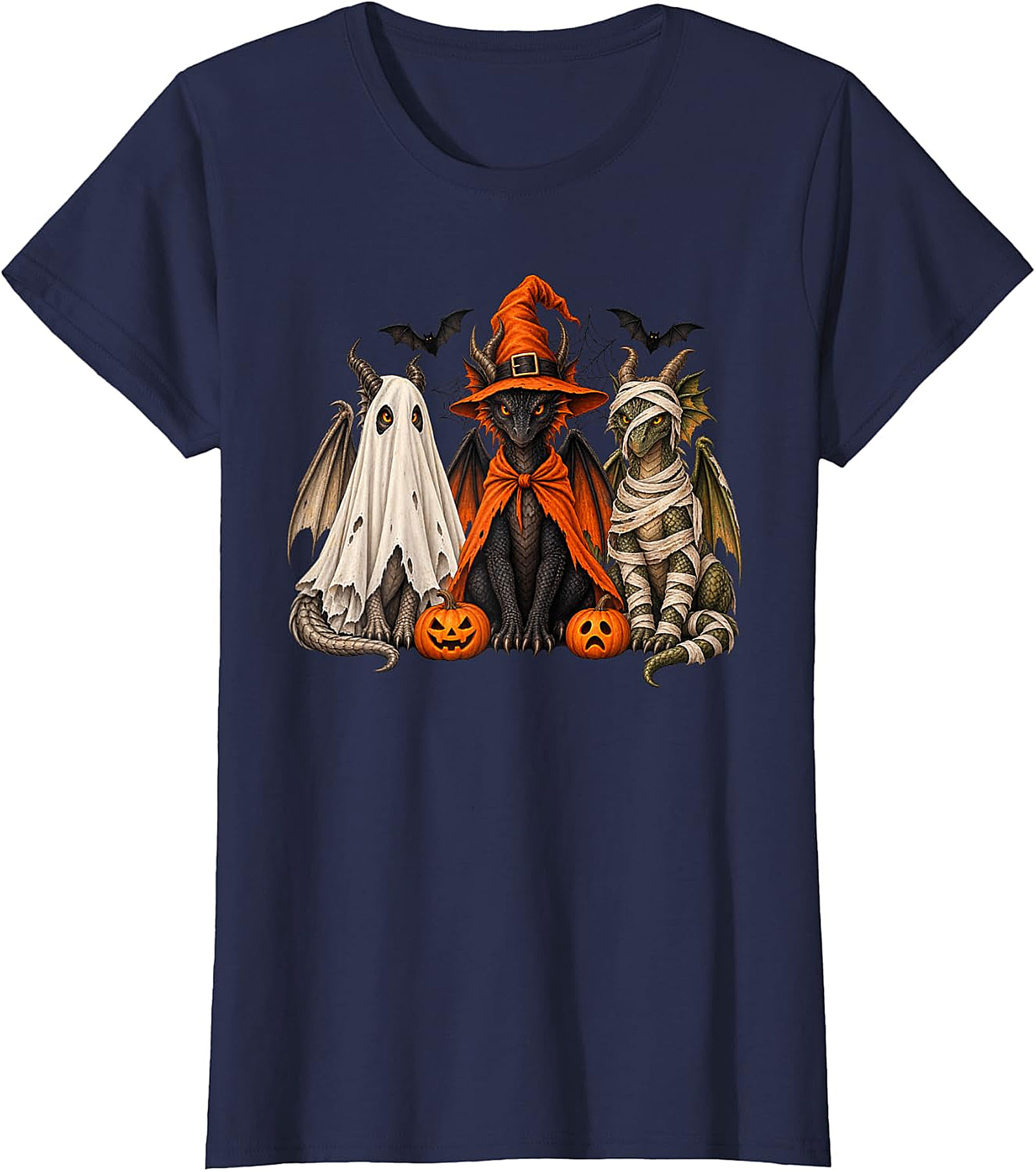 Halloween Dragon Spooky Squad T-Shirt | Fantasy Tee