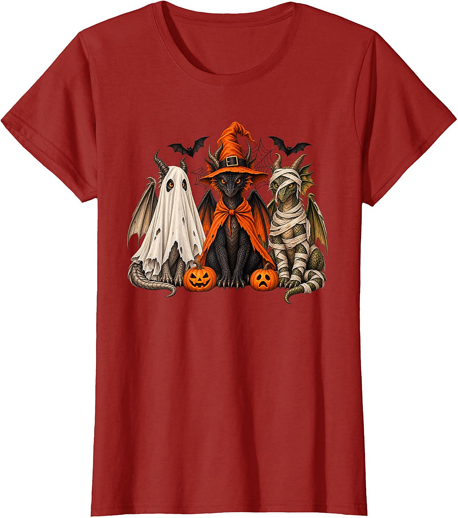 Halloween Dragon Spooky Squad T-Shirt | Fantasy Tee