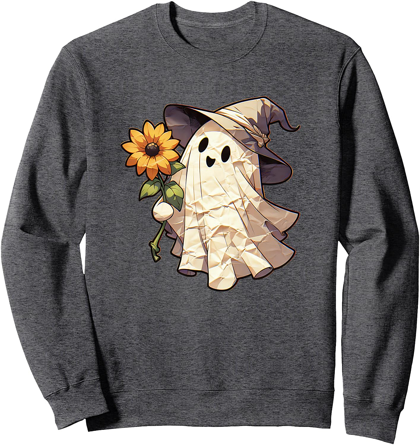  Paper Ghost Sunflower Sweatshirt Cozy & Cute Fall