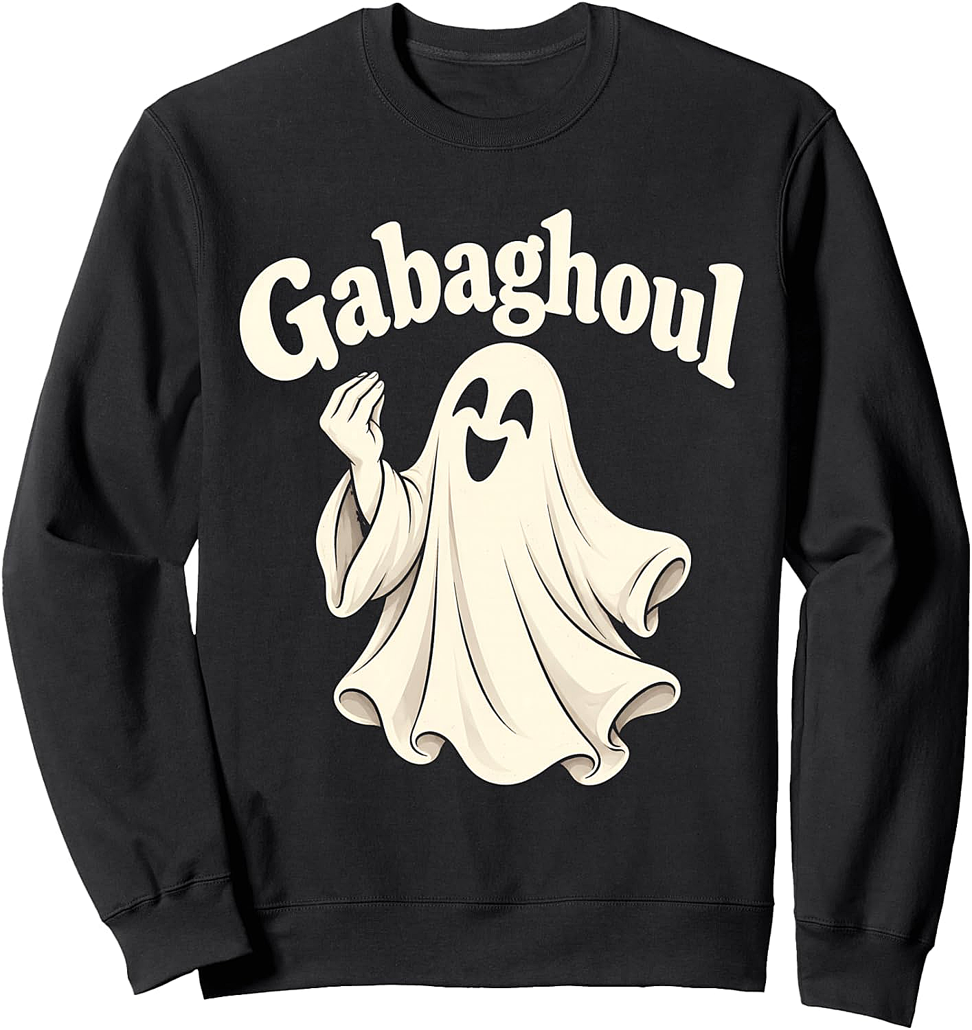 Gabaghoul Ghost Halloween Funny Italian Ghoul Sweatshirt