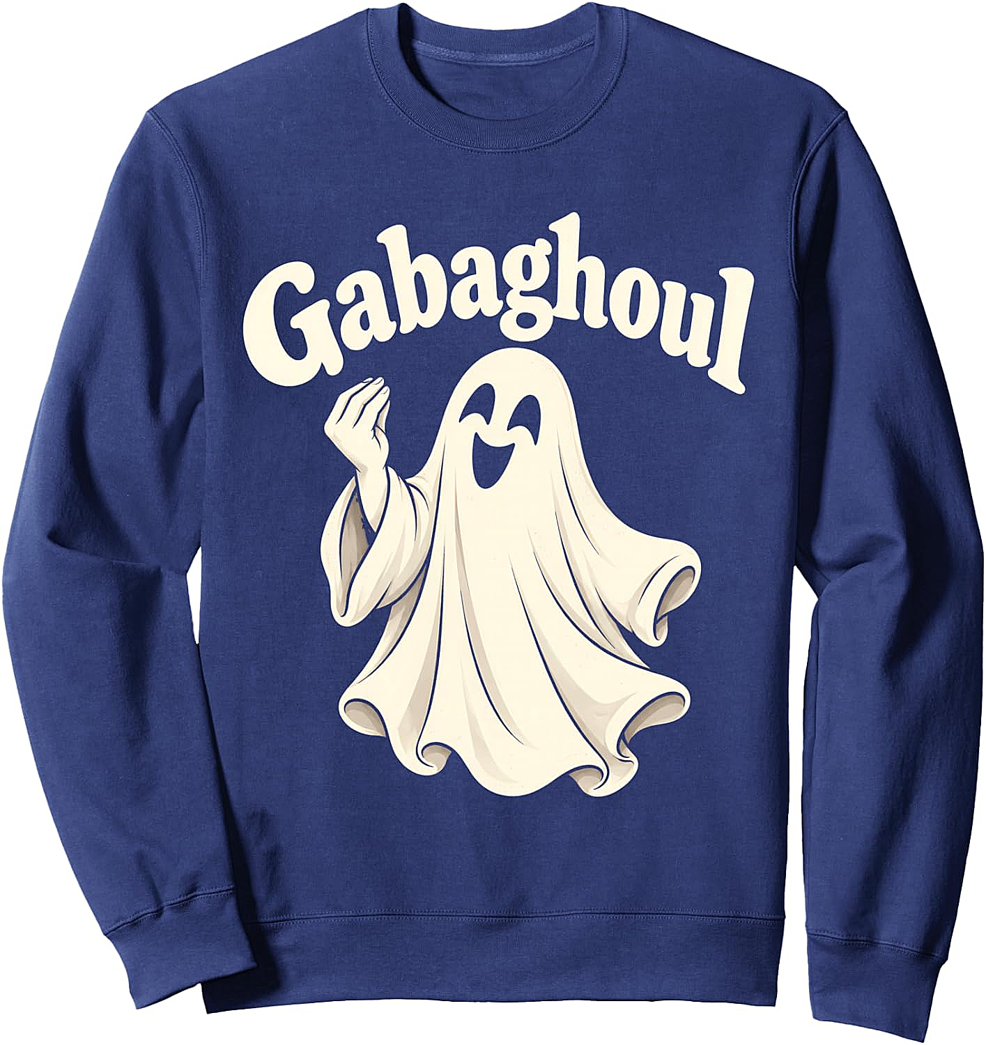  Gabaghoul Ghost Halloween Funny Italian Ghoul Sweatshirt