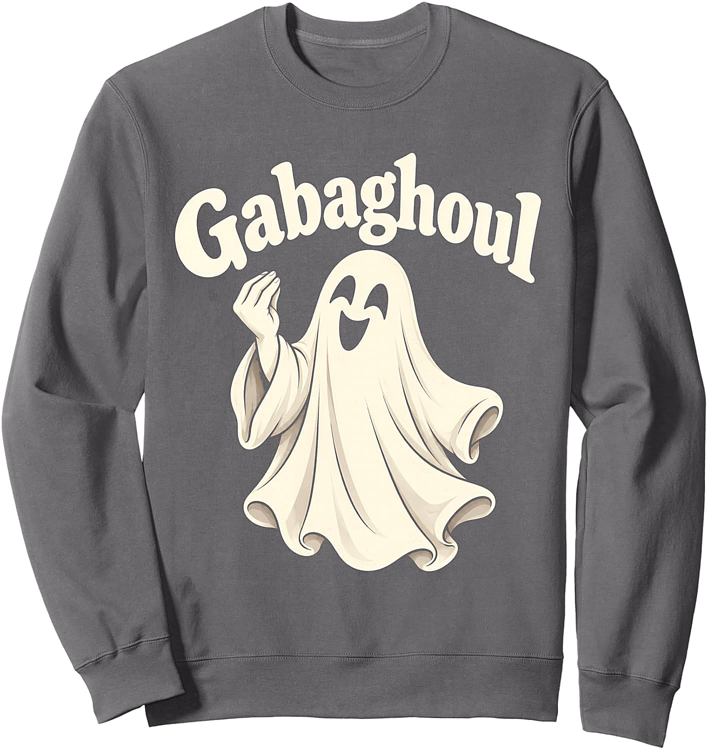  Gabaghoul Ghost Halloween Funny Italian Ghoul Sweatshirt