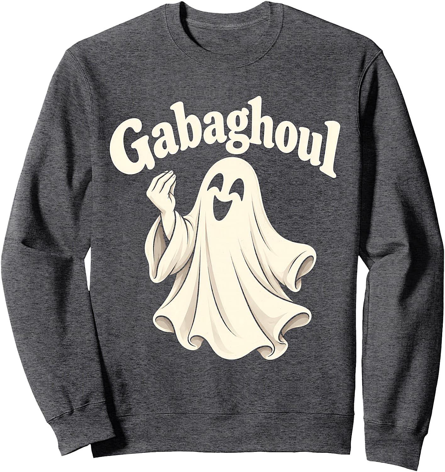  Gabaghoul Ghost Halloween Funny Italian Ghoul Sweatshirt