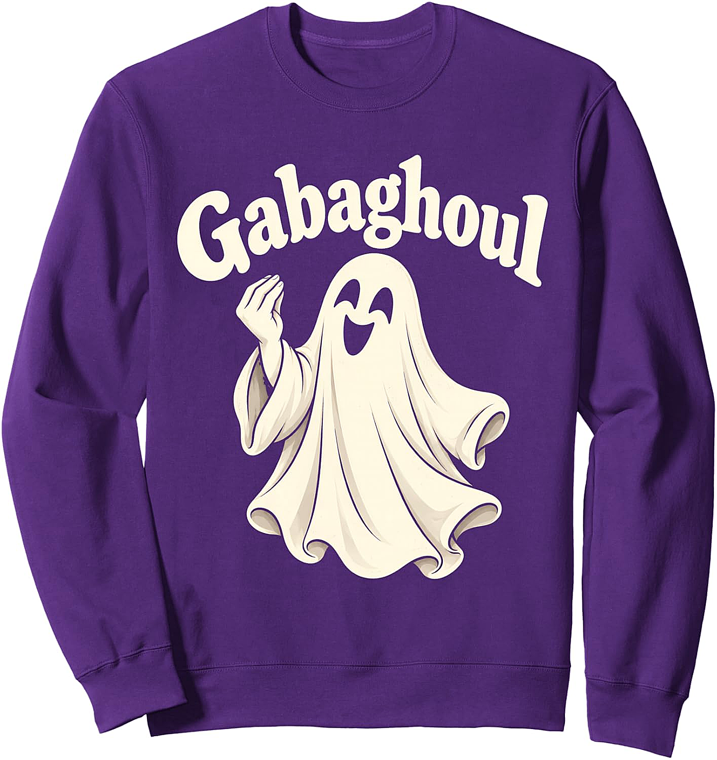  Gabaghoul Ghost Halloween Funny Italian Ghoul Sweatshirt