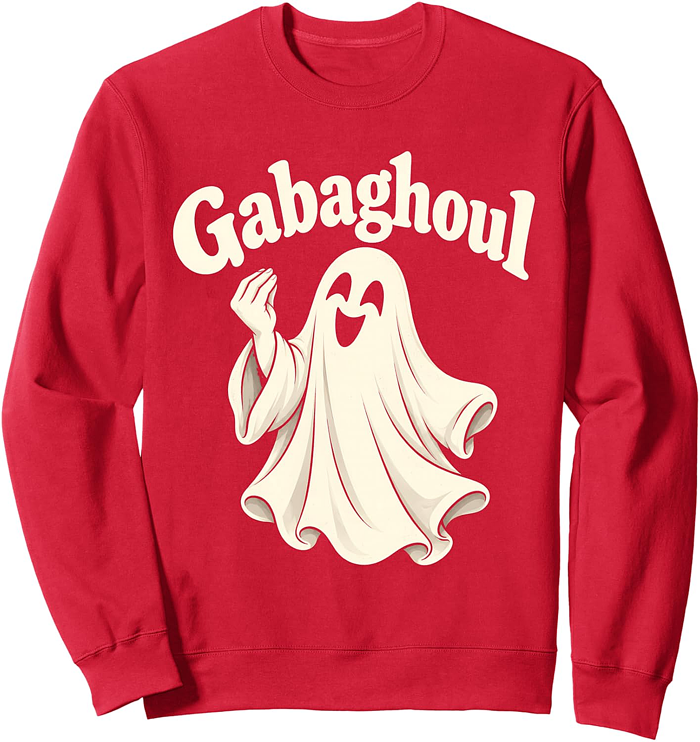  Gabaghoul Ghost Halloween Funny Italian Ghoul Sweatshirt