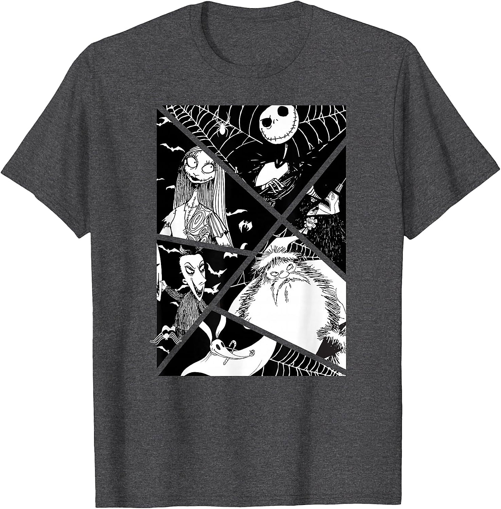 Nightmare Before Christmas Panel T-Shirt | Jack & Sally
